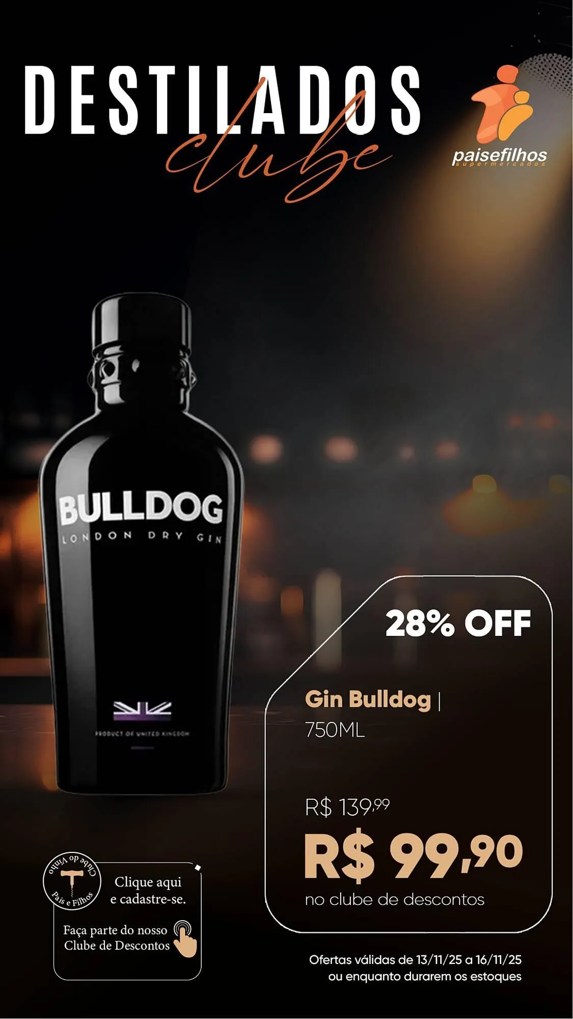 Encarte de Catálogo Pais e Filhos Supermercados 14 de novembro até 16 de novembro 2025 - Pagina 1