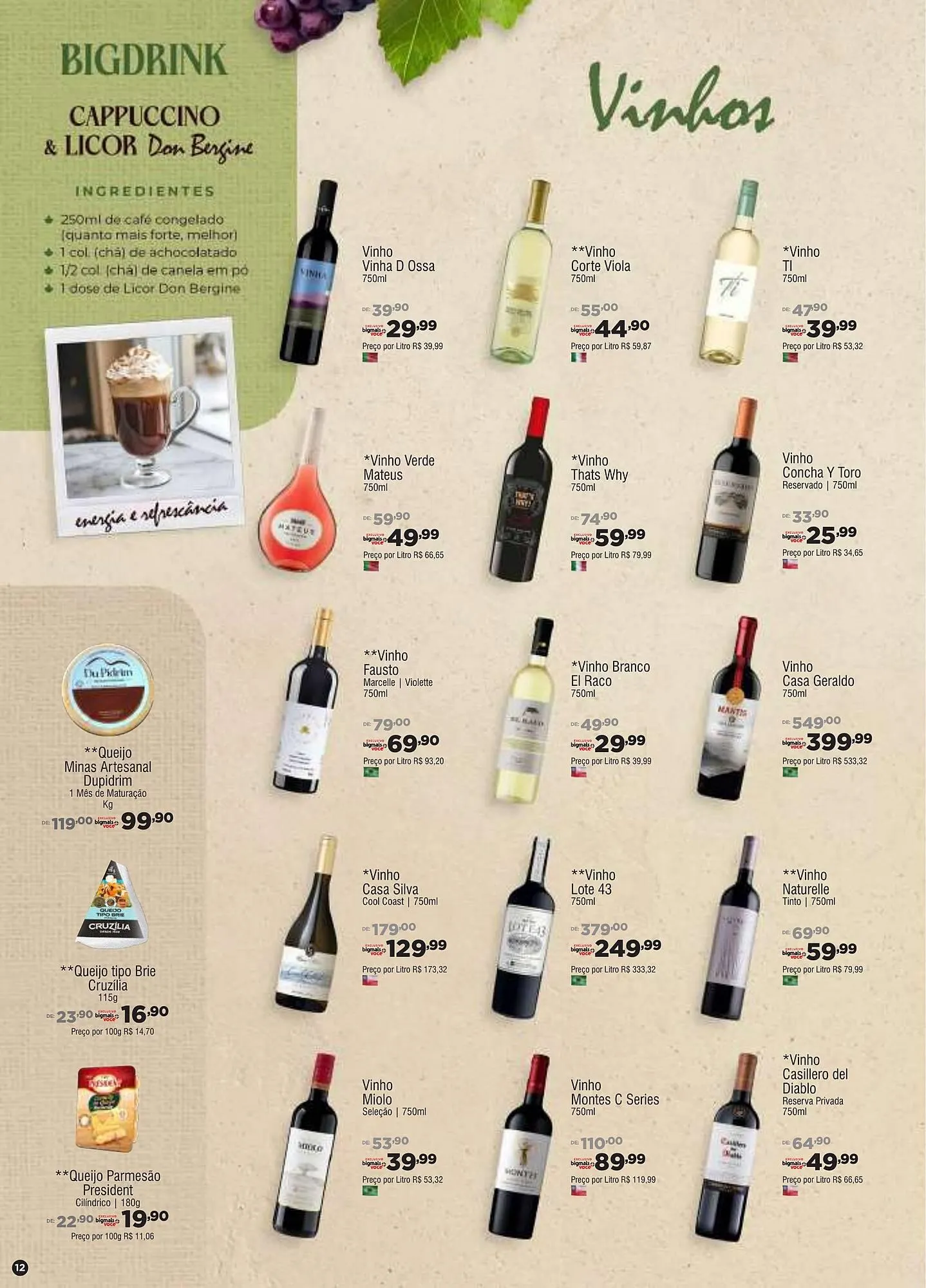 Encarte de Catálogo Big Mais Supermercados 19 de novembro até 9 de dezembro 2025 - Pagina 12
