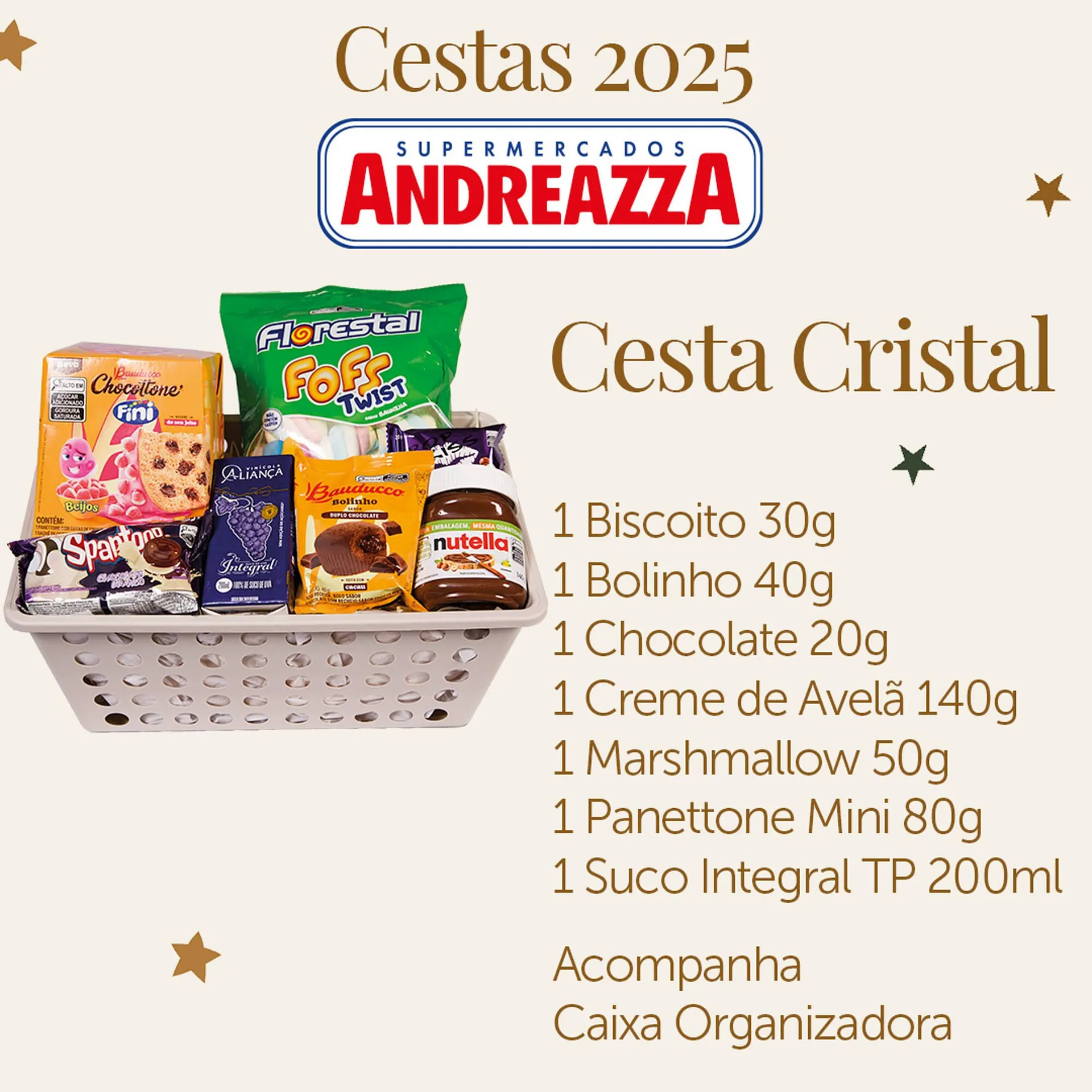 Encarte de Catálogo Supermercados Andreazza 5 de novembro até 31 de dezembro 2025 - Pagina 1