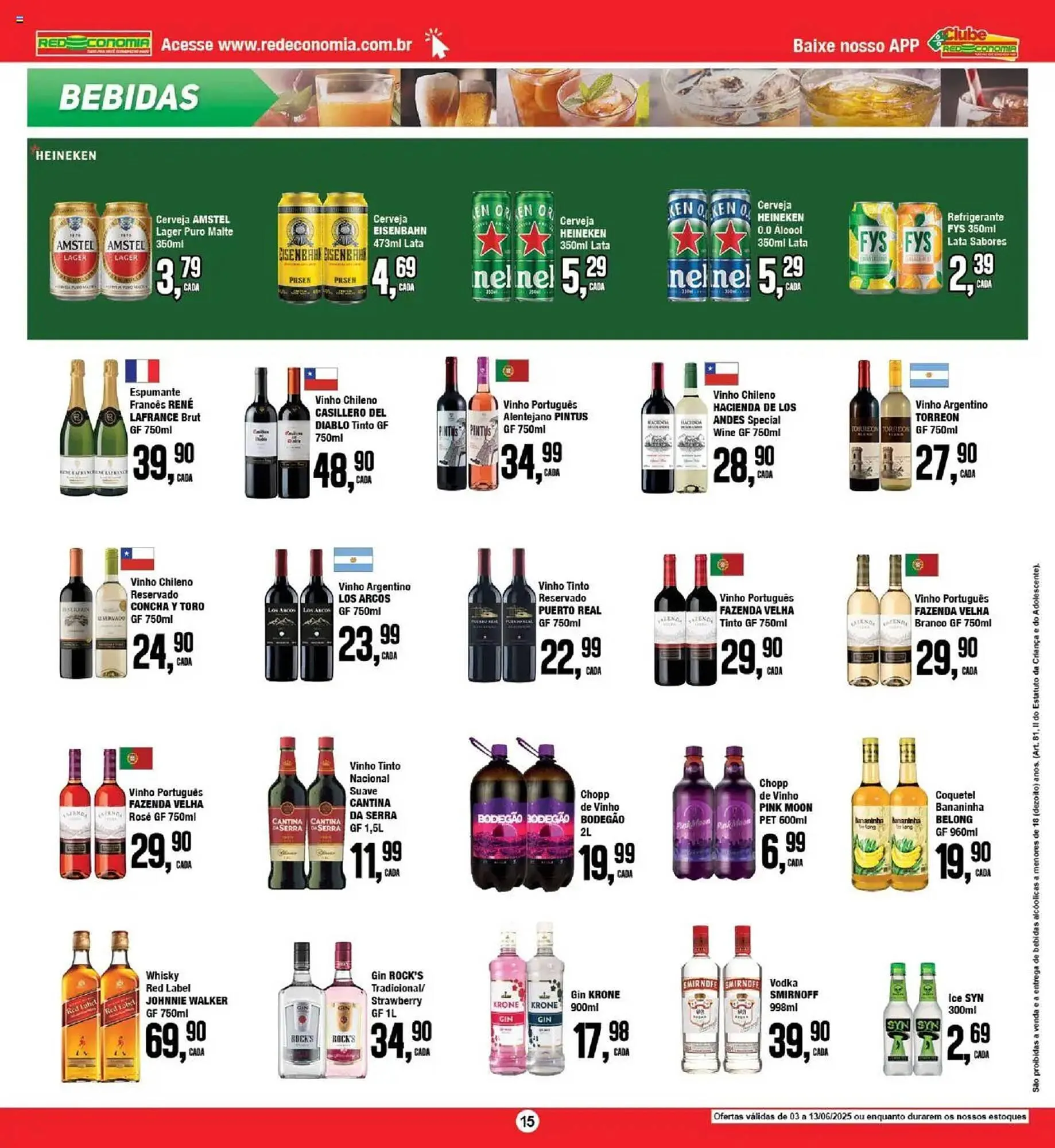 Encarte de Catálogo Redeconomia 3 de junho até 13 de junho 2025 - Pagina 15