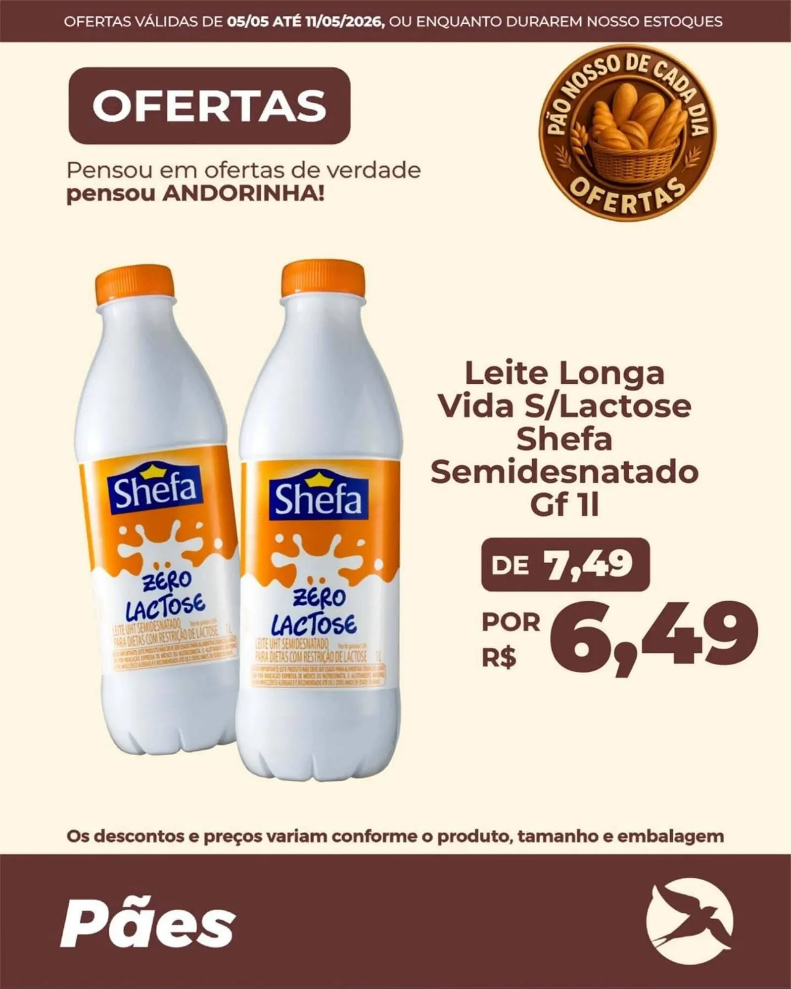 Encarte de Folheto Andorinha Hipermercado 5 de maio até 11 de maio 2026 - Pagina 1