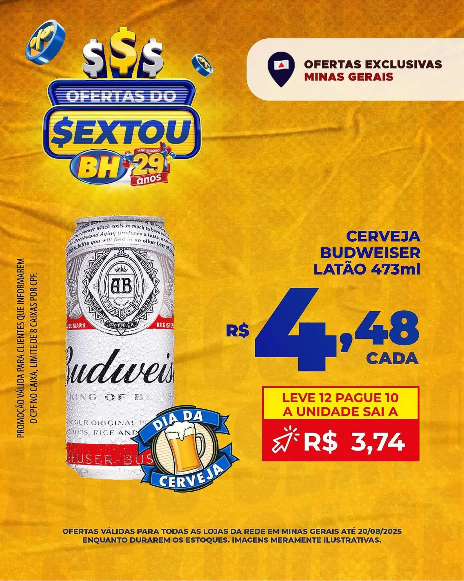 Encarte de Catálogo Supermercados BH 1 de agosto até 20 de agosto 2025 - Pagina 2