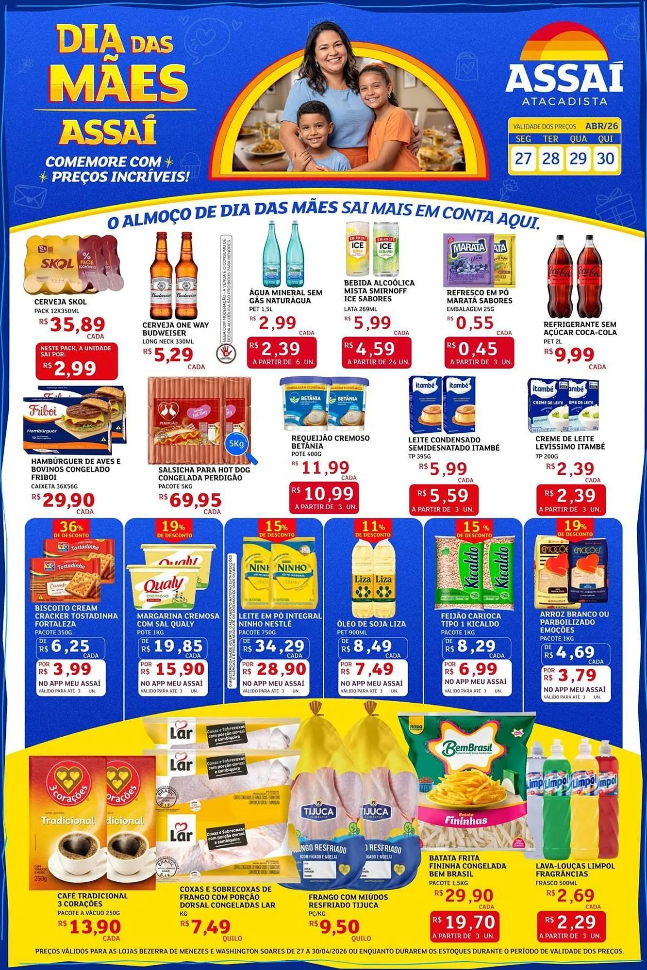 Encarte de Encarte Assaí Atacadista 27 de abril até 30 de abril 2026 - Pagina 1
