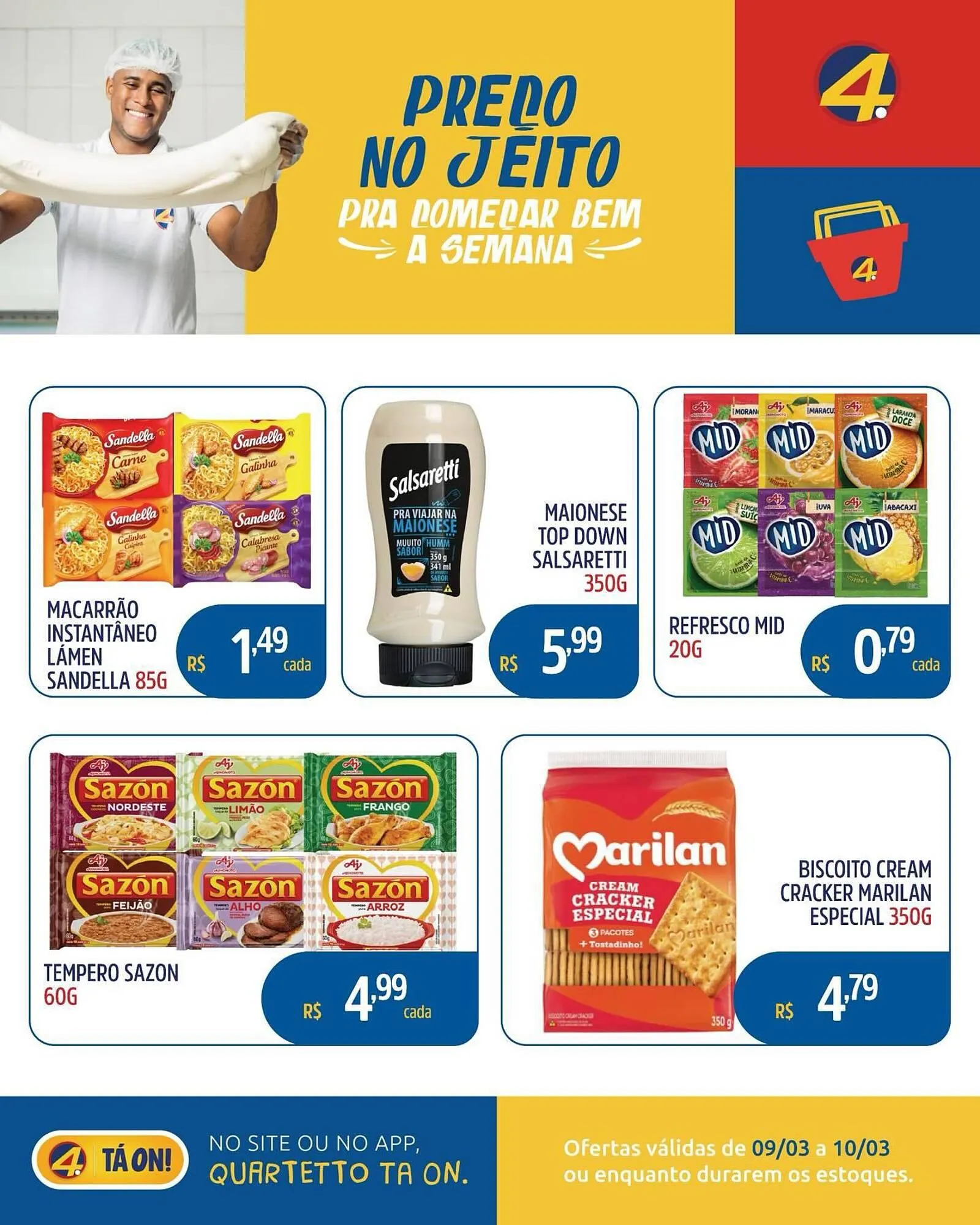 Encarte de Catálogo Quartetto Supermercados 9 de março até 10 de março 2026 - Pagina 5