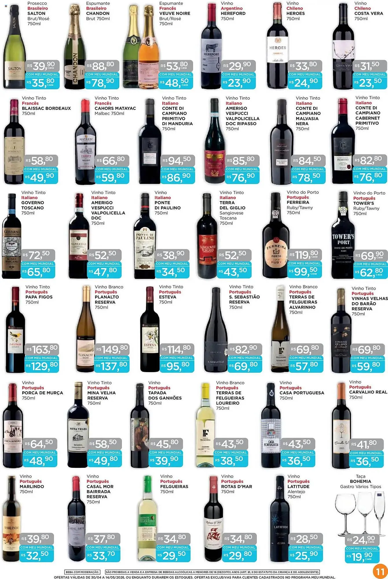 Encarte de Encarte Supermercados Mundial 30 de abril até 15 de maio 2026 - Pagina 11