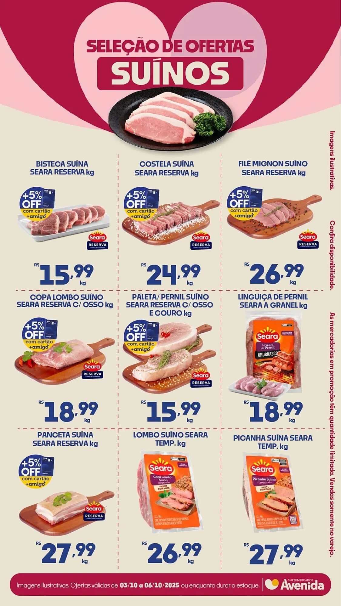 Encarte de Catálogo Supermercados Avenida 3 de outubro até 6 de outubro 2025 - Pagina 1