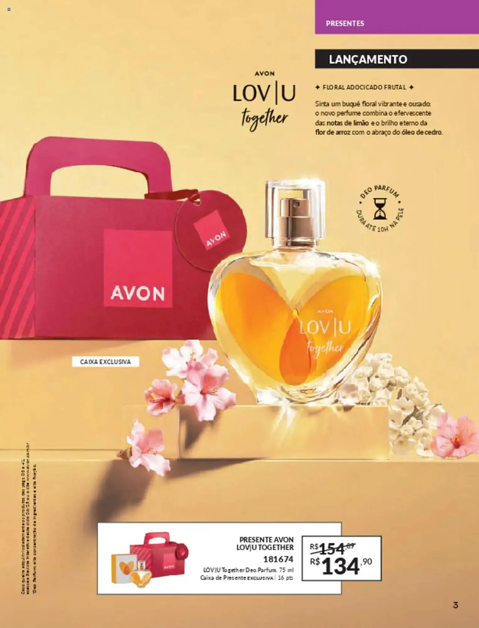 Encarte de Catálogo Avon 10 de março até 30 de junho 2025 - Pagina 3