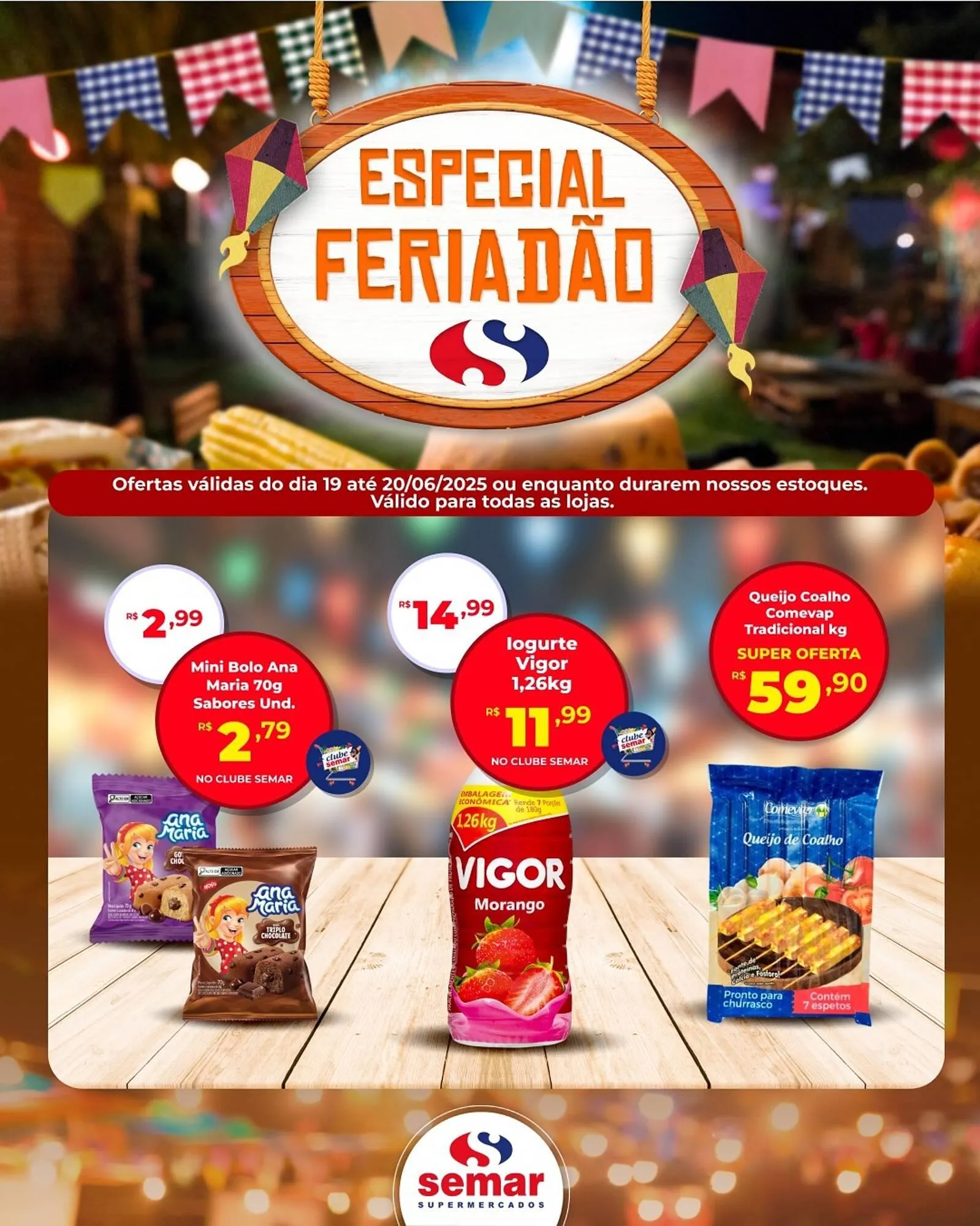 Encarte de Catálogo Semar Supermercado 18 de junho até 20 de junho 2025 - Pagina 2