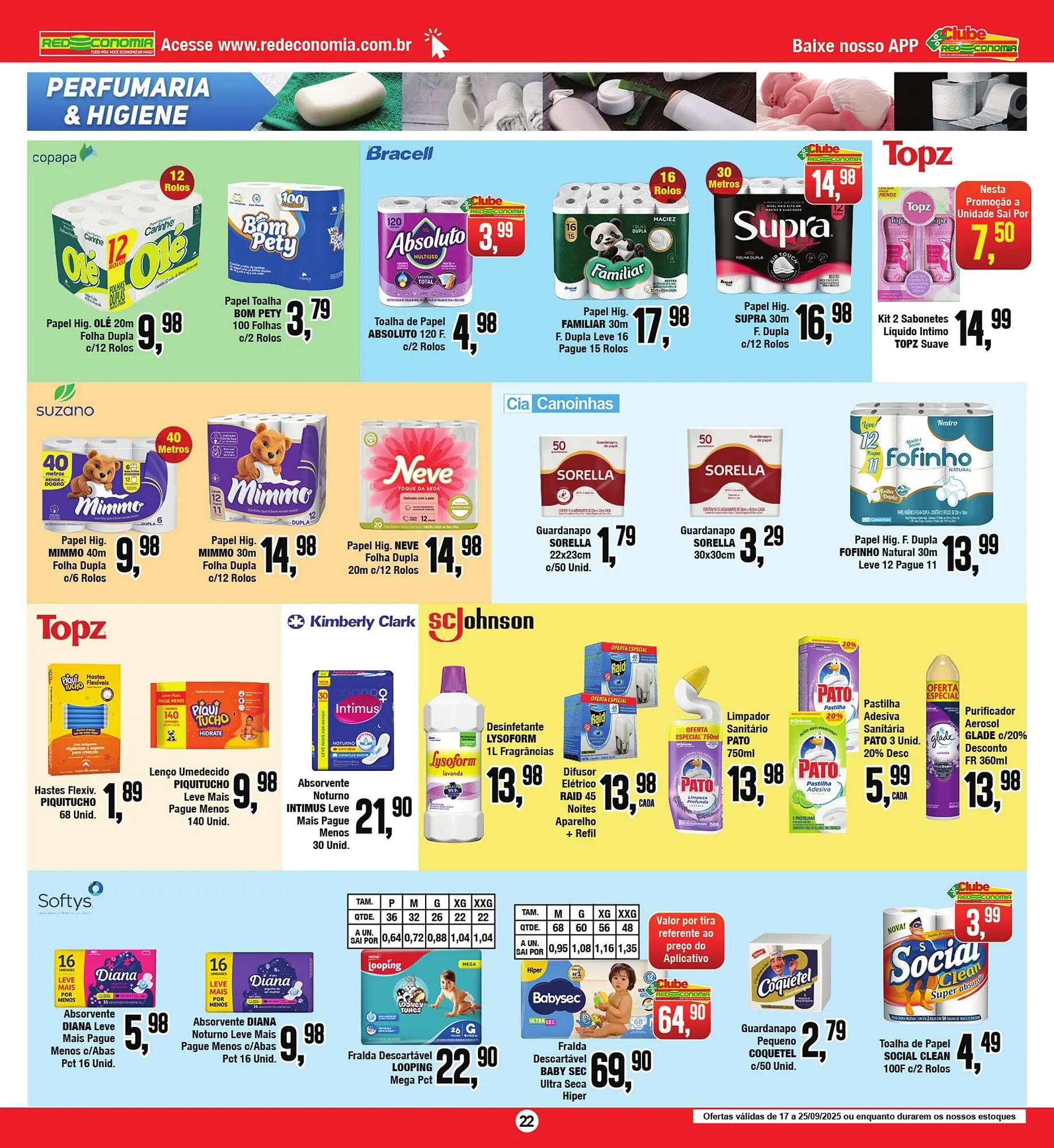 Encarte de Encarte Rede Economia 19 de setembro até 21 de setembro 2025 - Pagina 22