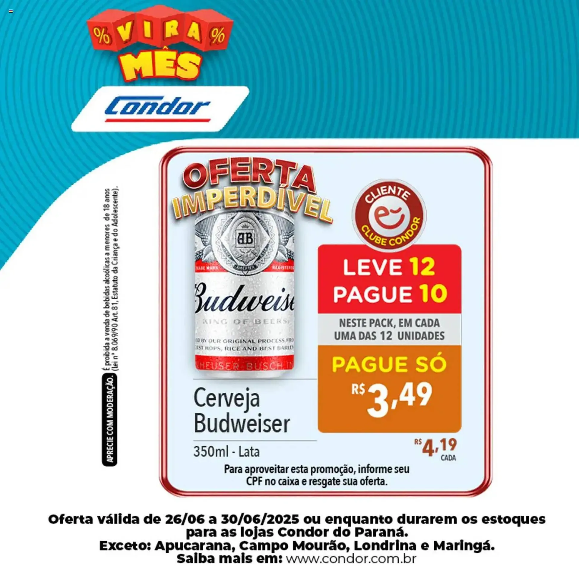 Encarte de Catálogo Supermercados Condor 26 de junho até 30 de junho 2025 - Pagina 8