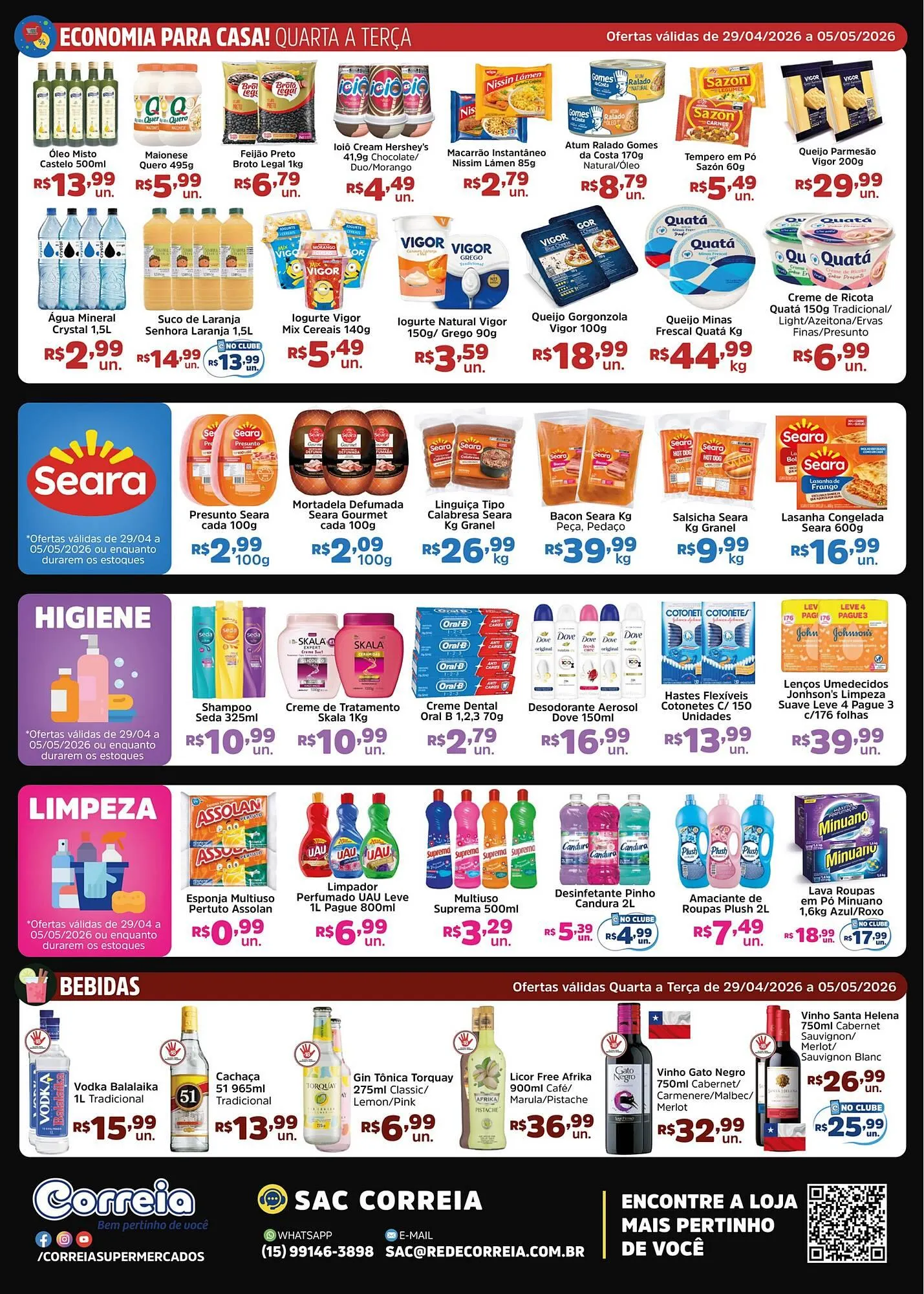Encarte de Catálogo Supermercados Correia 29 de abril até 30 de abril 2026 - Pagina 2