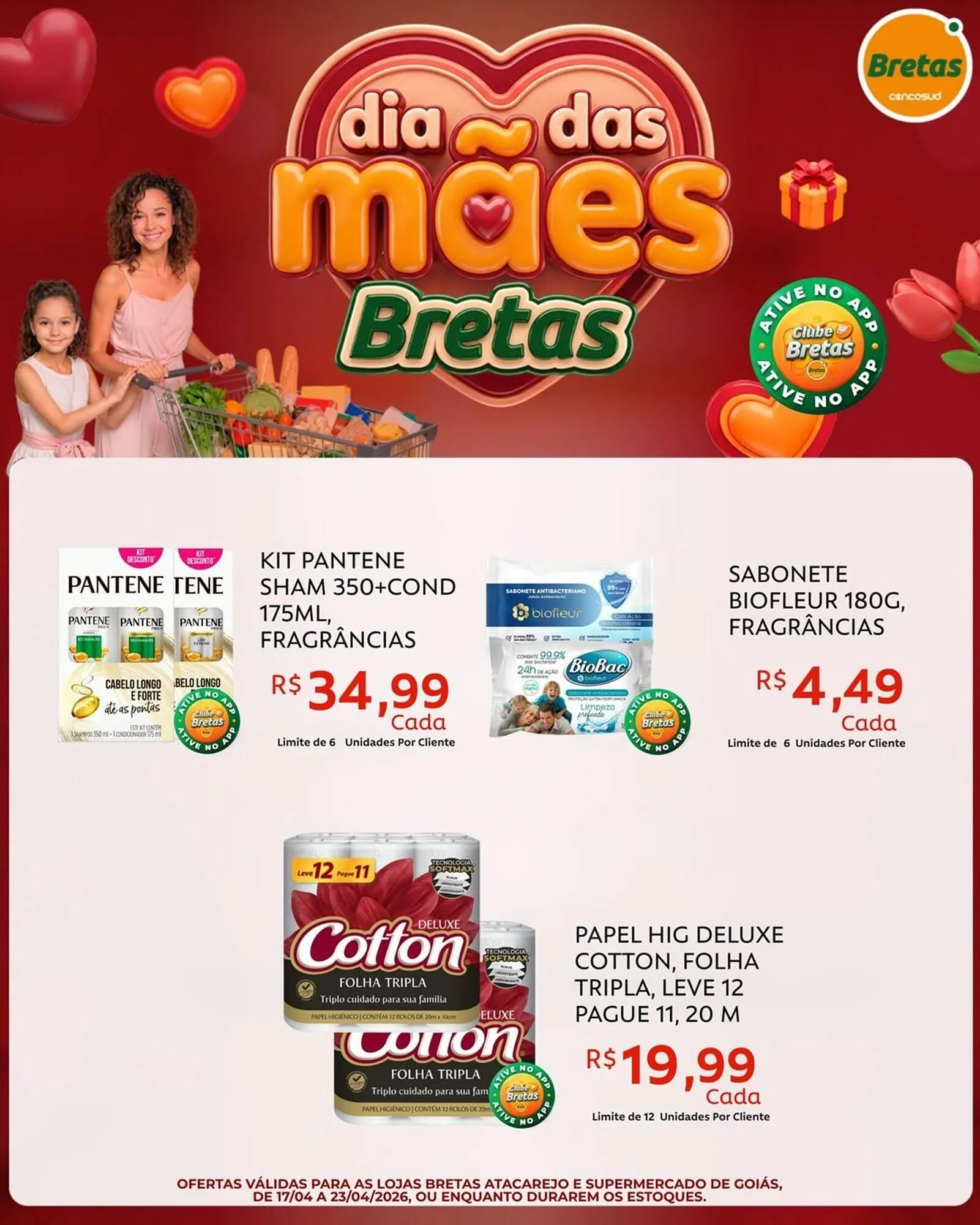 Encarte de Catálogo Supermercados Bretas 17 de abril até 23 de abril 2026 - Pagina 2