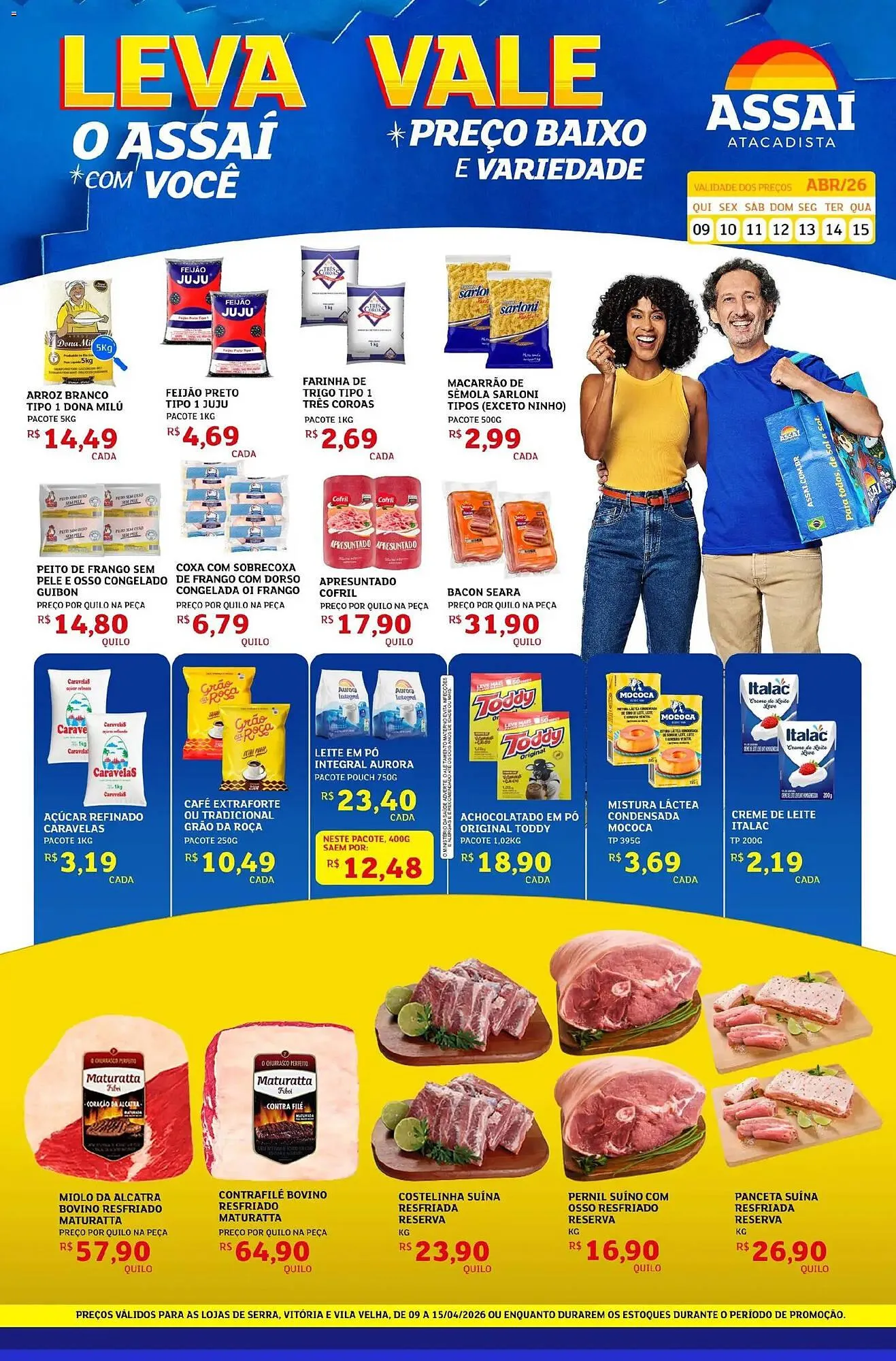 Encarte de Encarte Assaí Atacadista 9 de abril até 15 de abril 2026 - Pagina 1