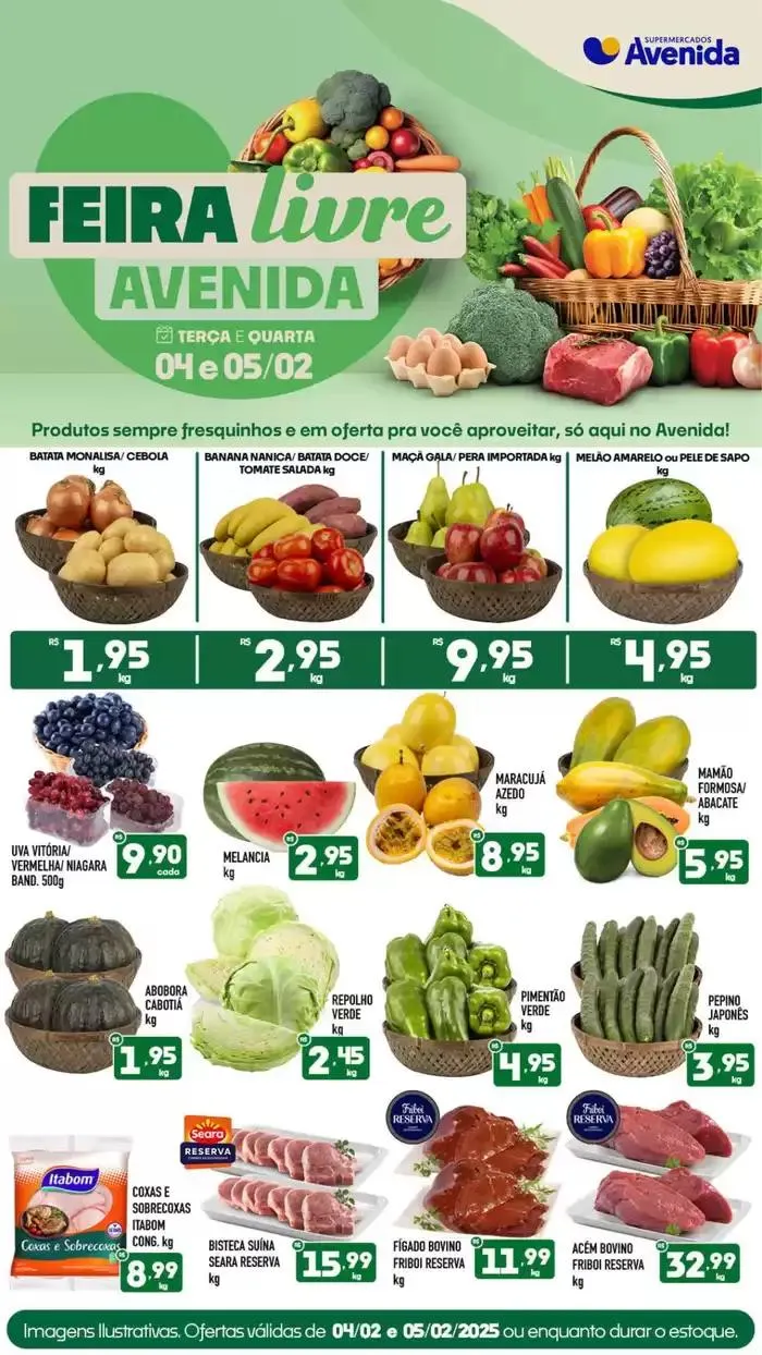 Encarte de Ofertas Rede Troyano de Supermercados 4 de fevereiro até 5 de fevereiro 2025 - Pagina 1