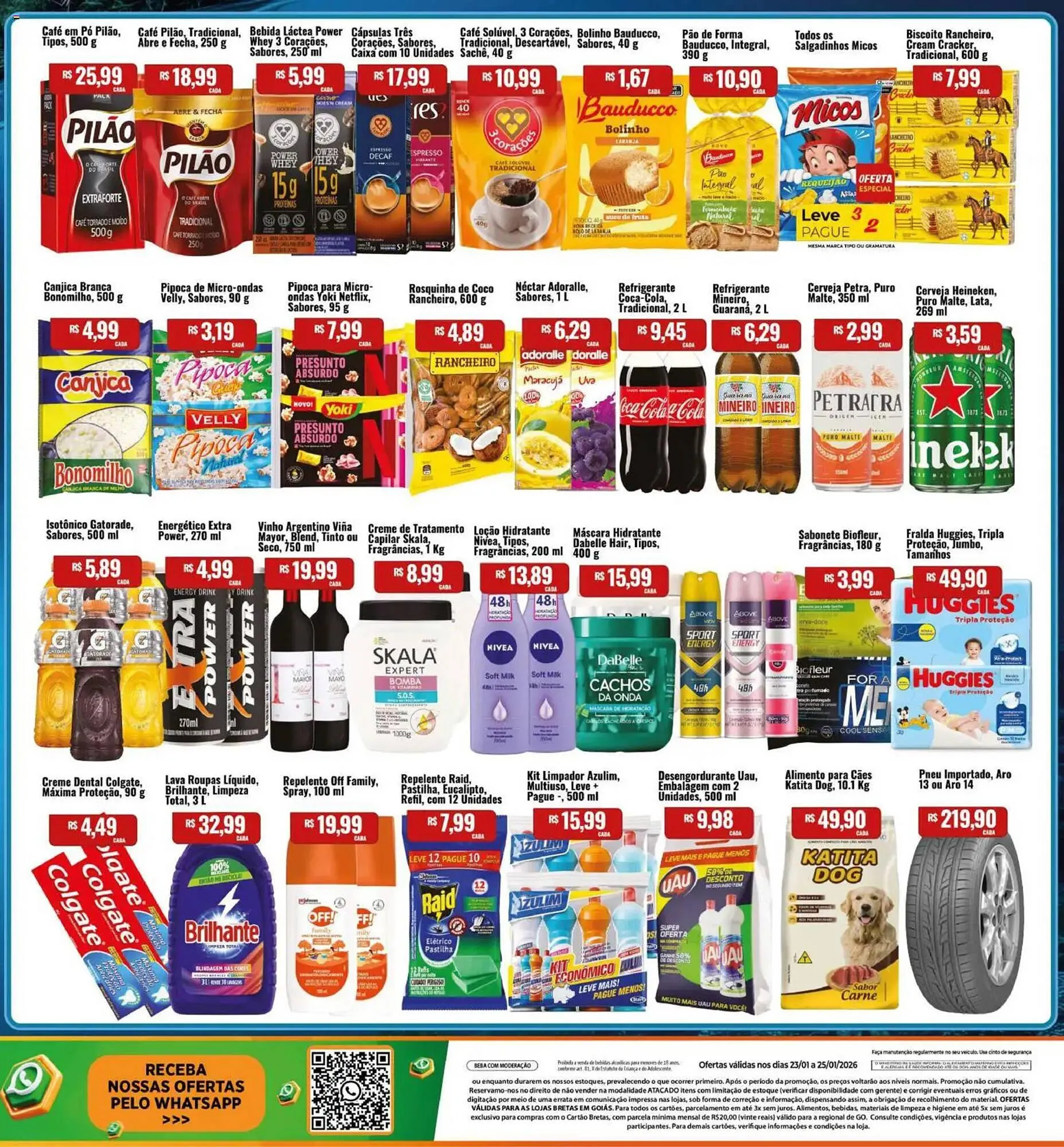 Encarte de Catálogo Supermercados Bretas 23 de janeiro até 25 de janeiro 2026 - Pagina 2