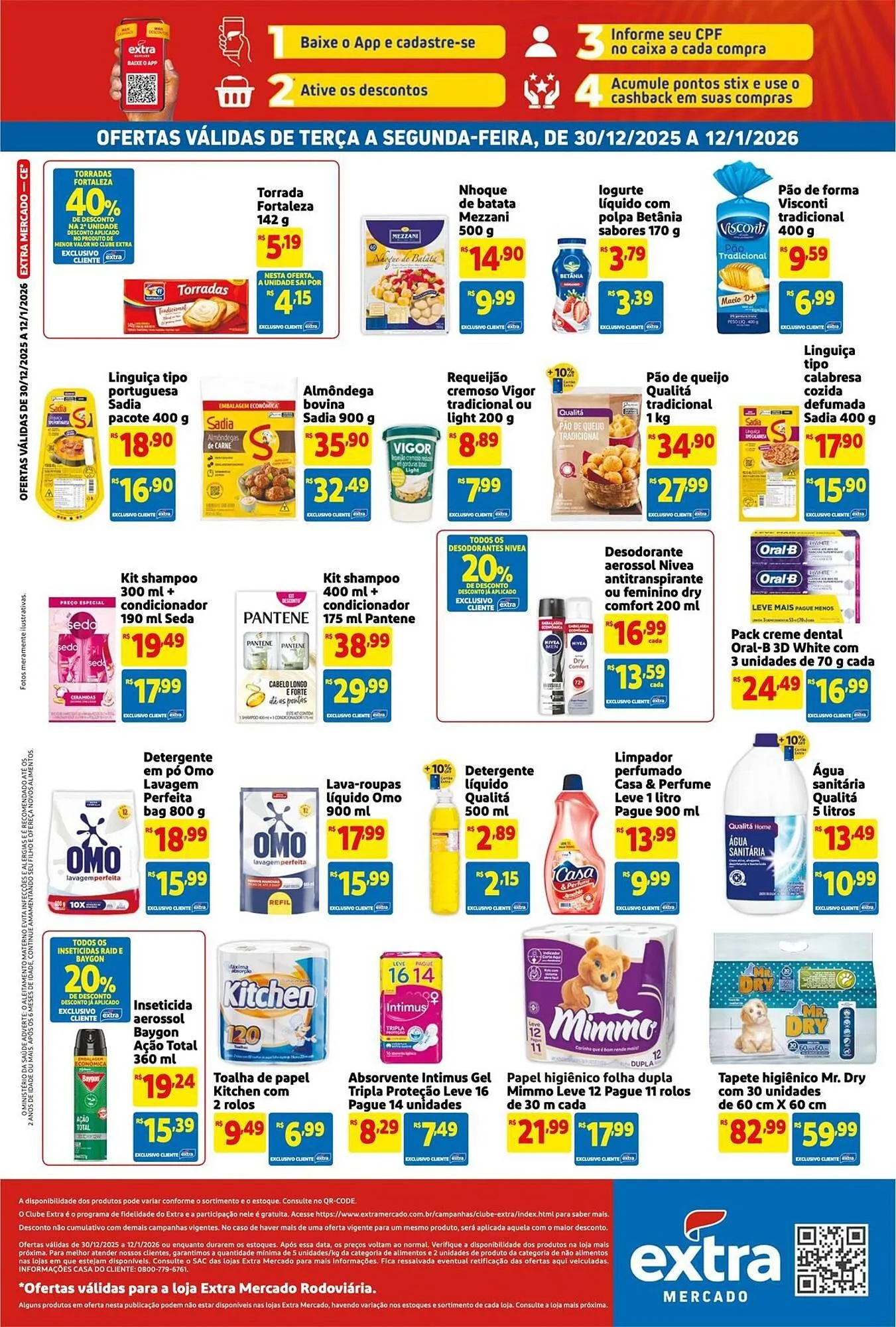 Encarte de Encarte Mercado Extra 30 de dezembro até 12 de janeiro 2026 - Pagina 2