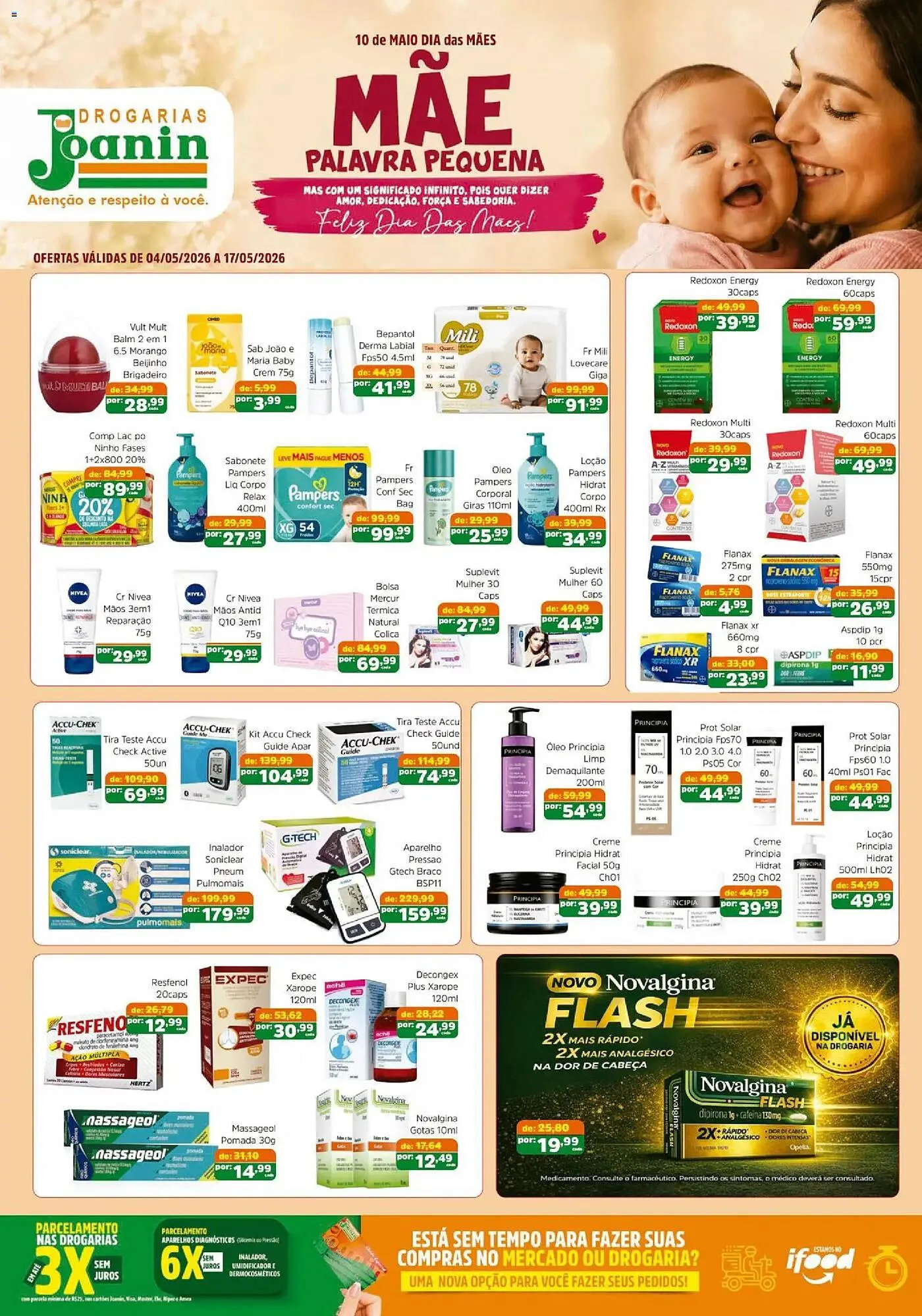 Encarte de Catálogo Supermercados Joanin 4 de maio até 17 de maio 2026 - Pagina 1