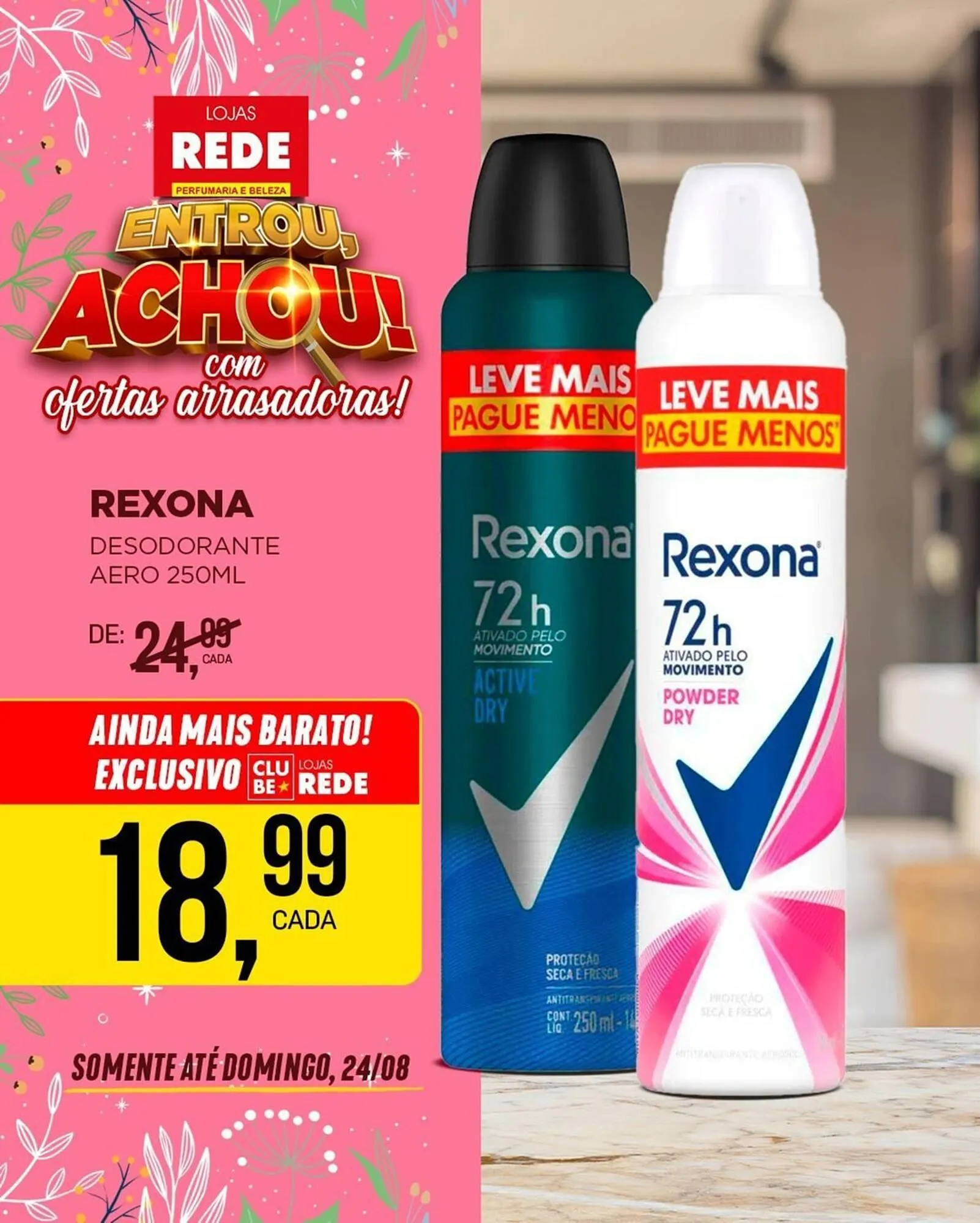 Encarte de Catálogo Lojas Rede 21 de agosto até 24 de agosto 2025 - Pagina 1