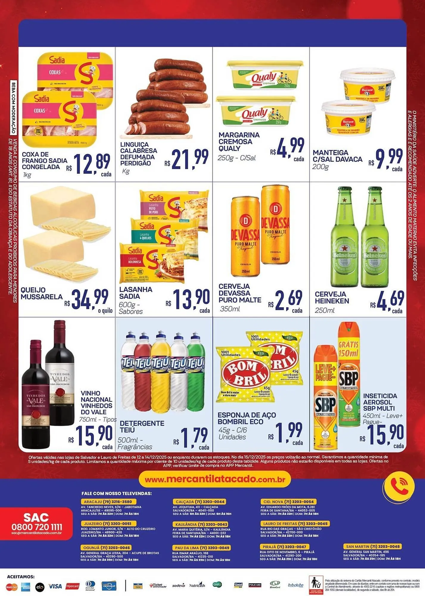 Encarte de Folheto Mercantil Rodrigues 12 de dezembro até 14 de dezembro 2025 - Pagina 2