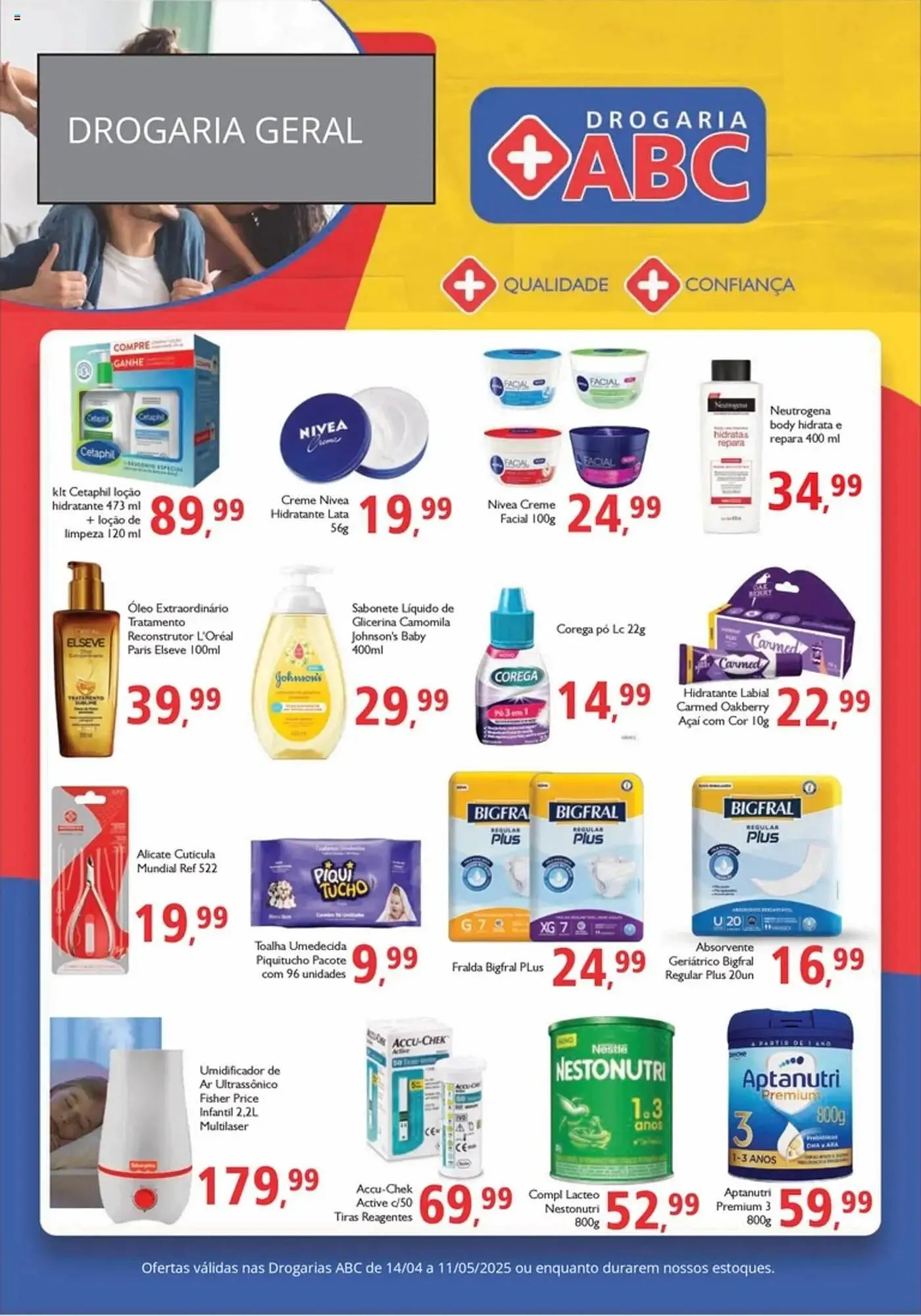 Encarte de Catálogo Supermercados ABC 14 de abril até 11 de maio 2025 - Pagina 1