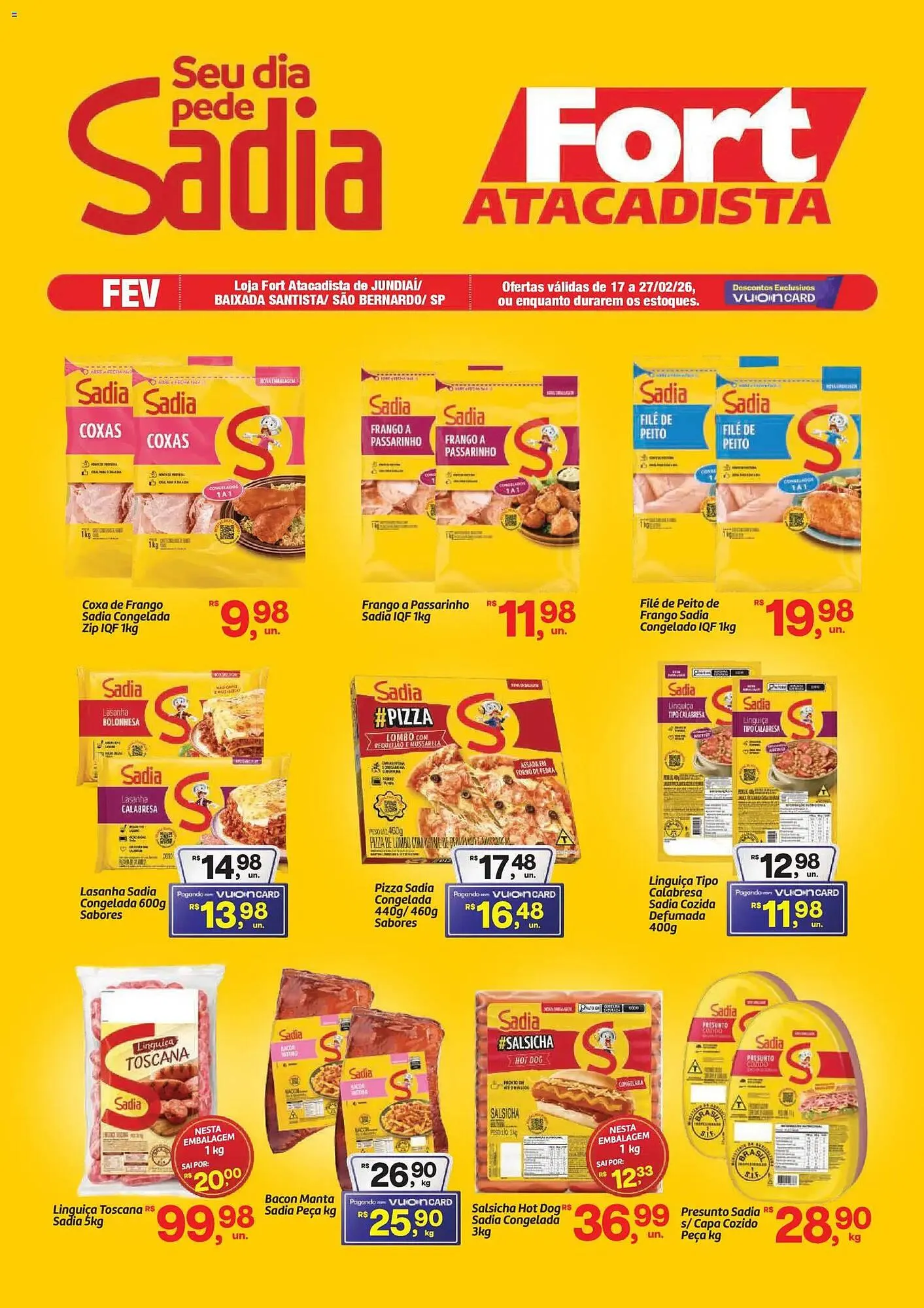 Encarte de Tabloide Fort Atacadista 17 de fevereiro até 28 de fevereiro 2026 - Pagina 1