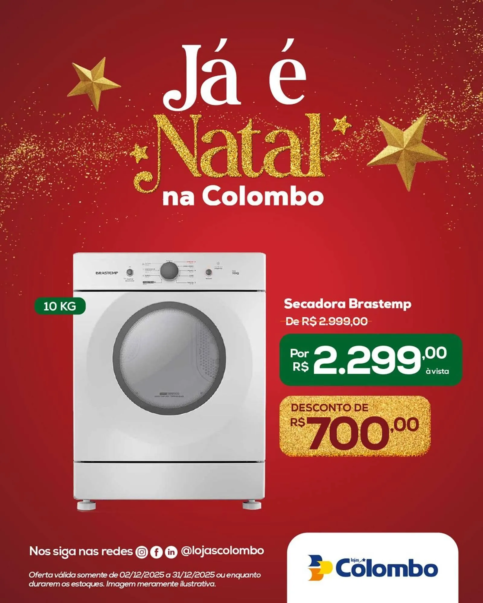 Encarte de Folheto Lojas Colombo 2 de dezembro até 31 de dezembro 2025 - Pagina 1