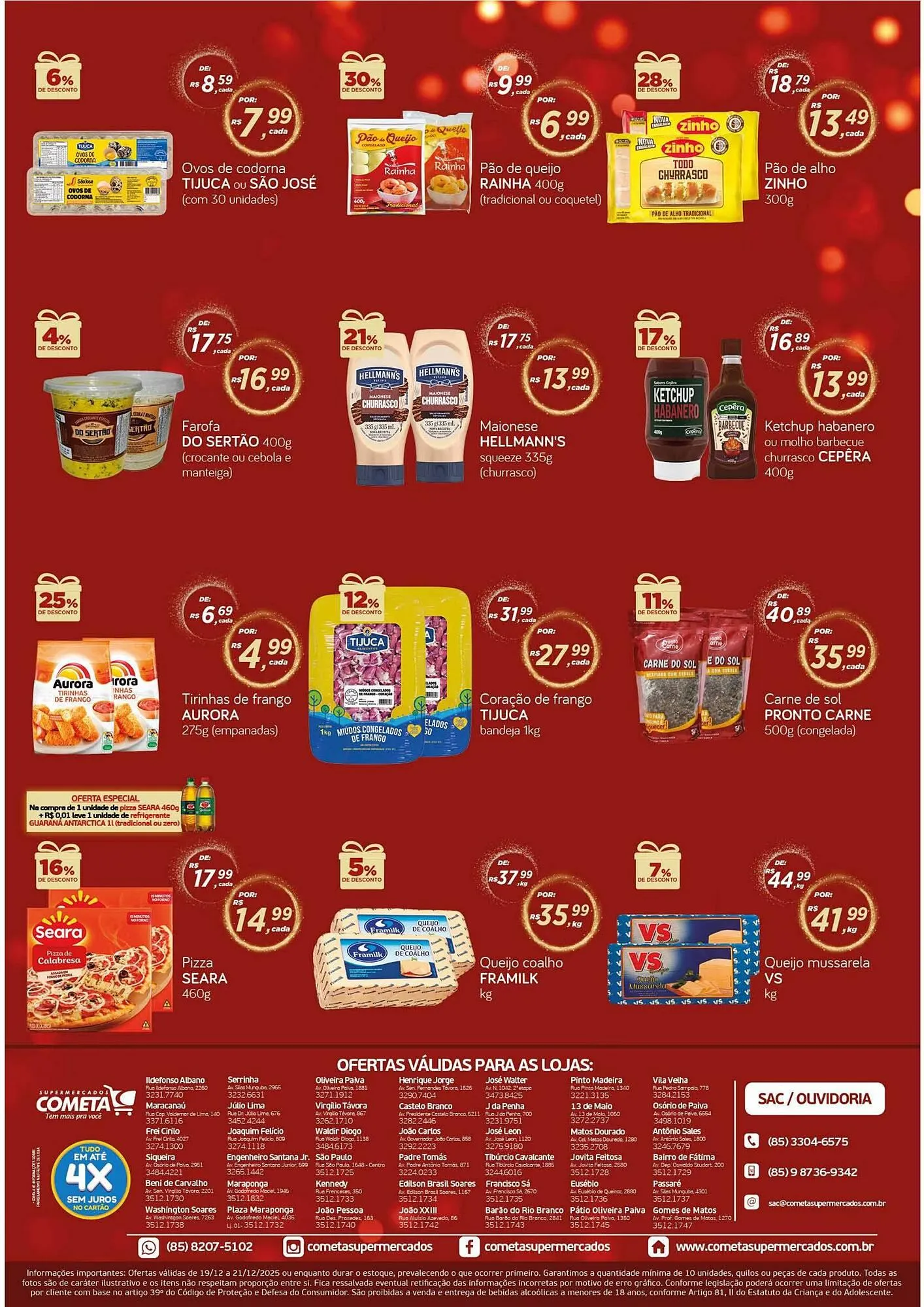 Encarte de Encarte Cometa Supermercados 19 de dezembro até 21 de dezembro 2025 - Pagina 2