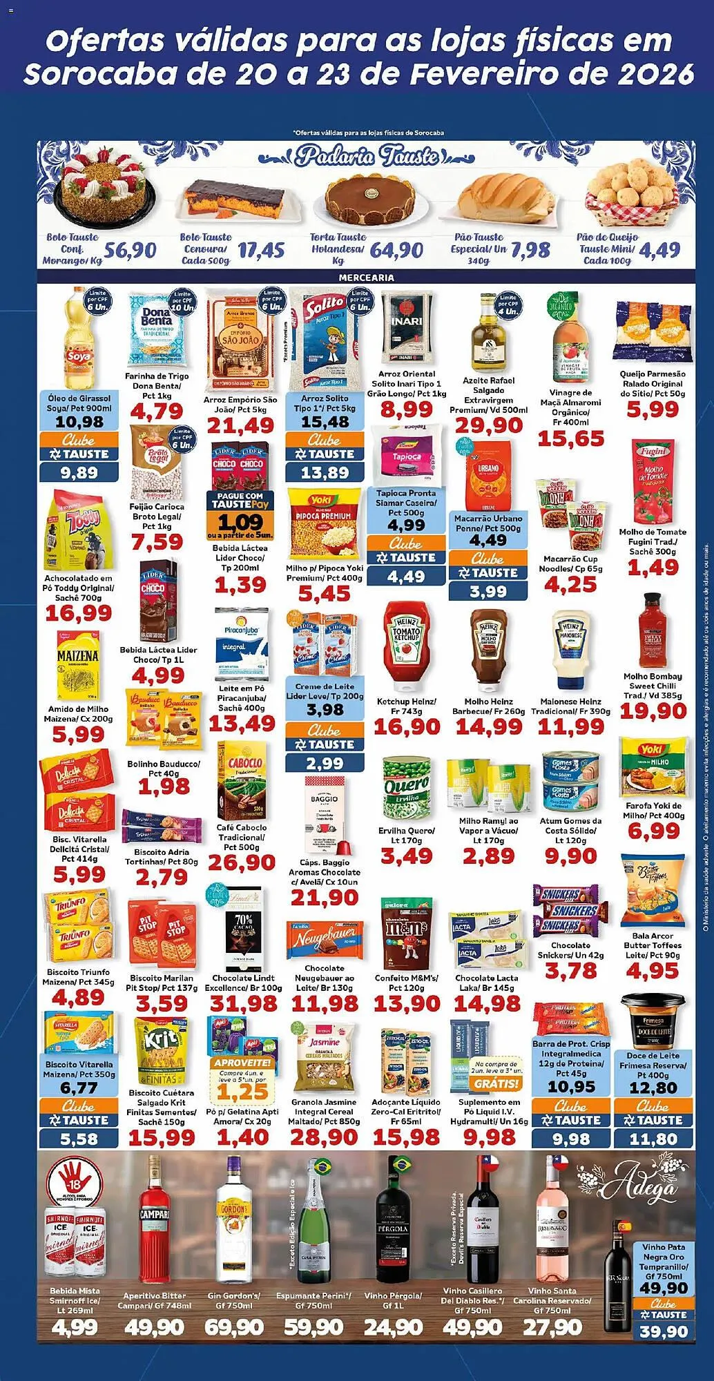 Encarte de Catálogo Supermercados Tauste 20 de fevereiro até 23 de fevereiro 2026 - Pagina 3