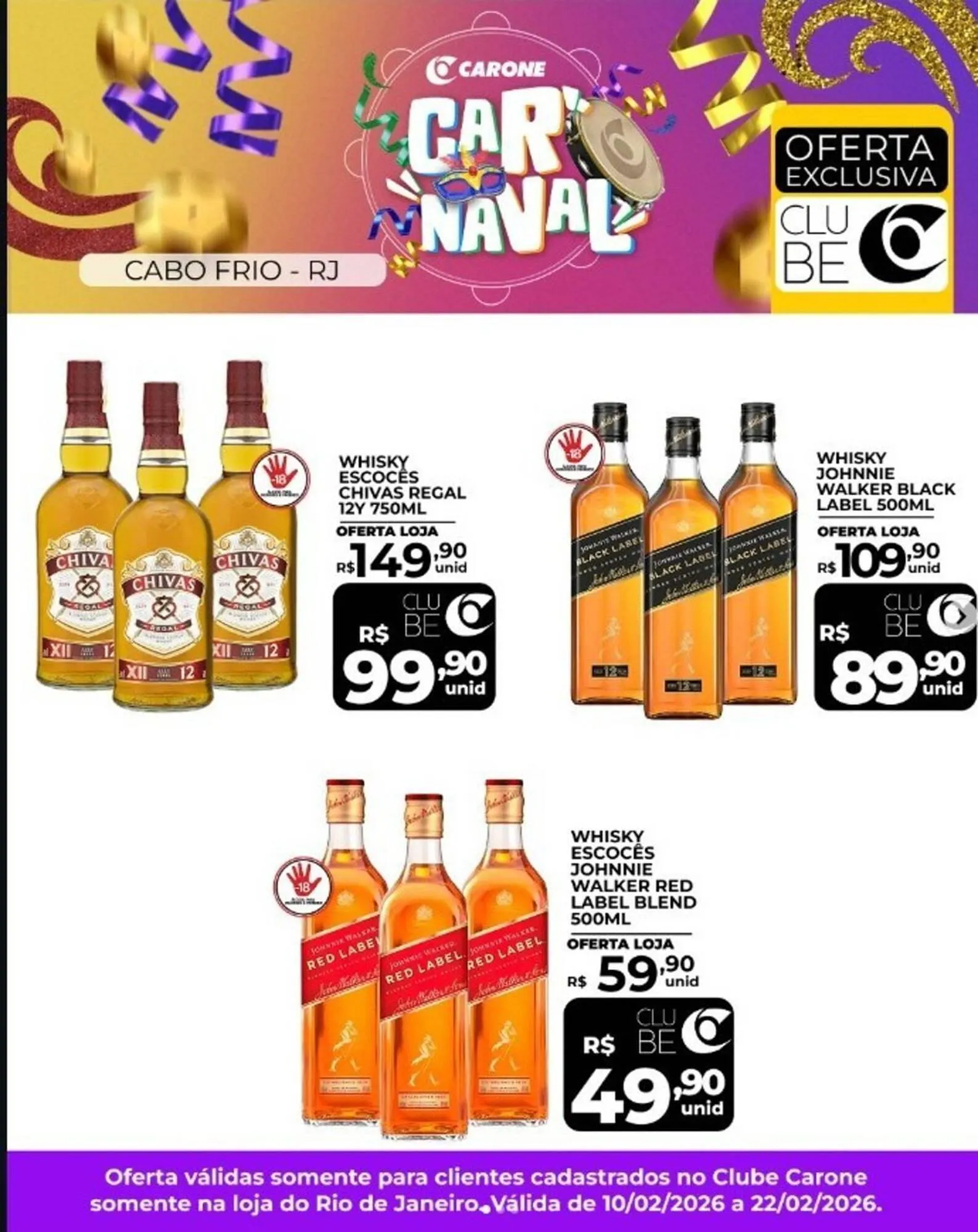 Encarte de Encarte Carone 17 de fevereiro até 22 de fevereiro 2026 - Pagina 1