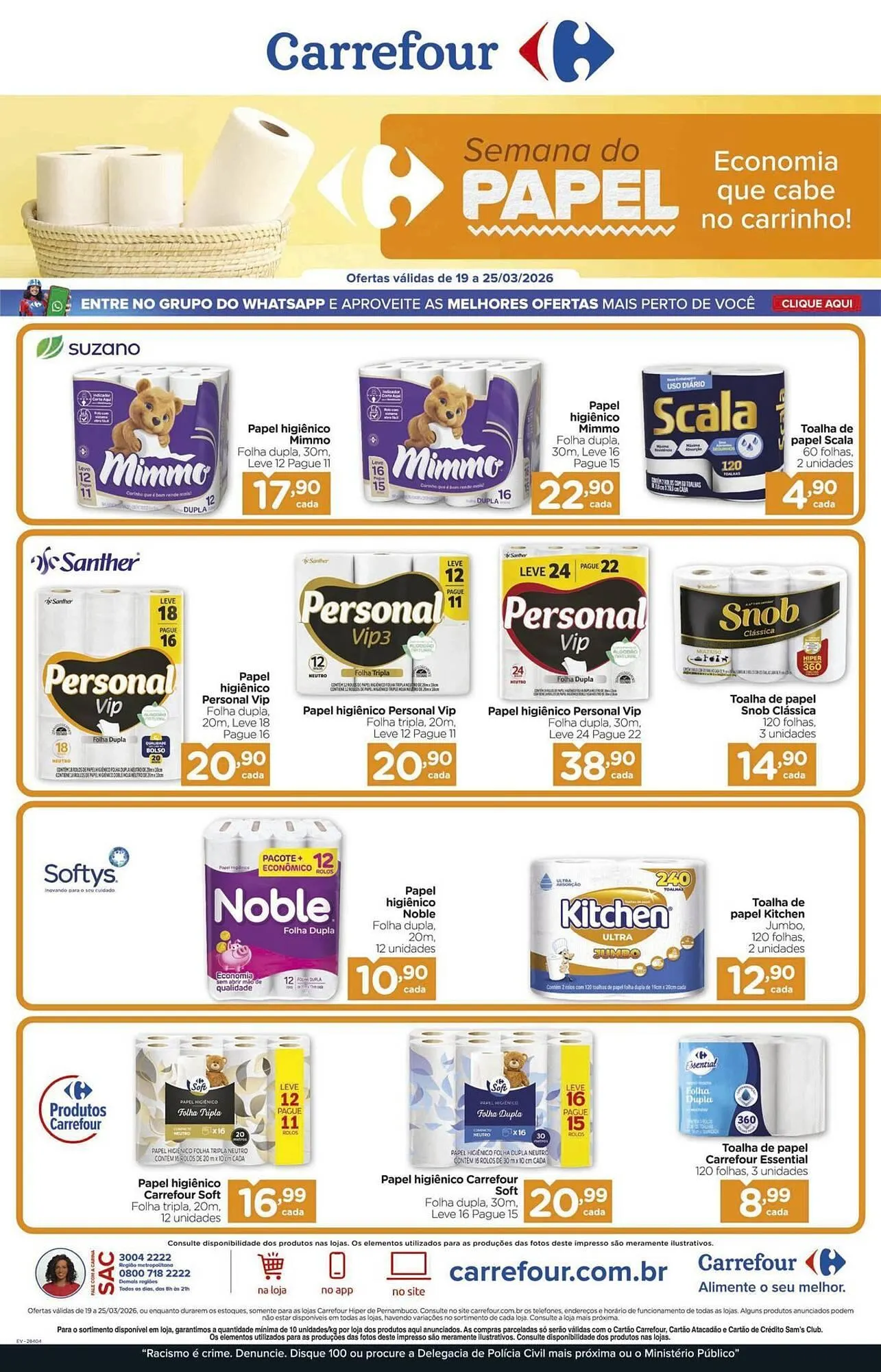 Encarte de Folheto Carrefour 19 de março até 25 de março 2026 - Pagina 1