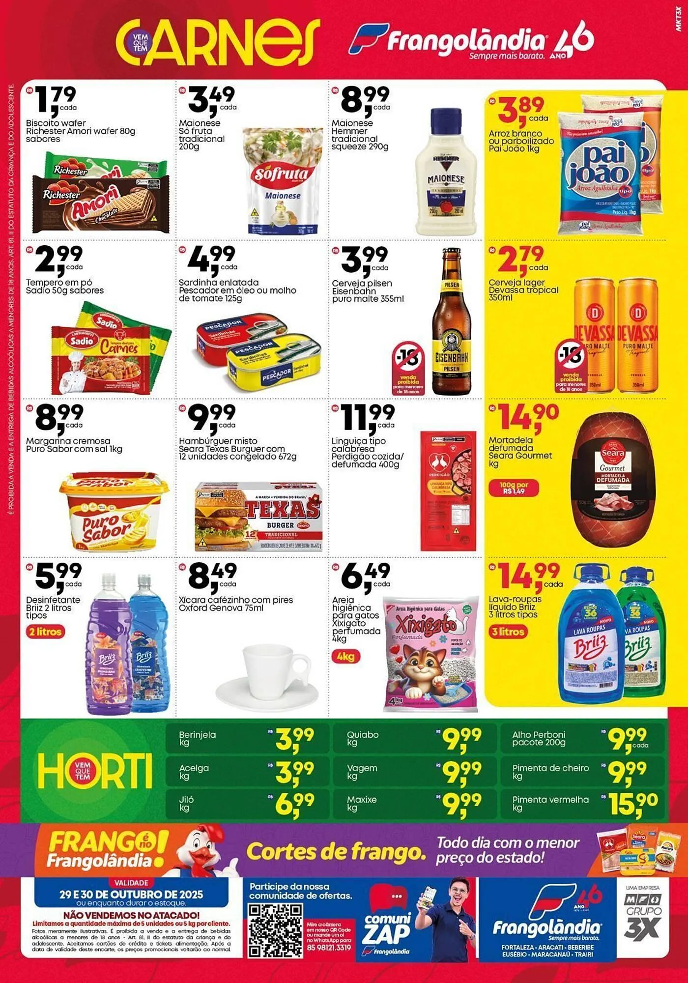 Encarte de Encarte Frangolândia 28 de outubro até 30 de outubro 2025 - Pagina 2