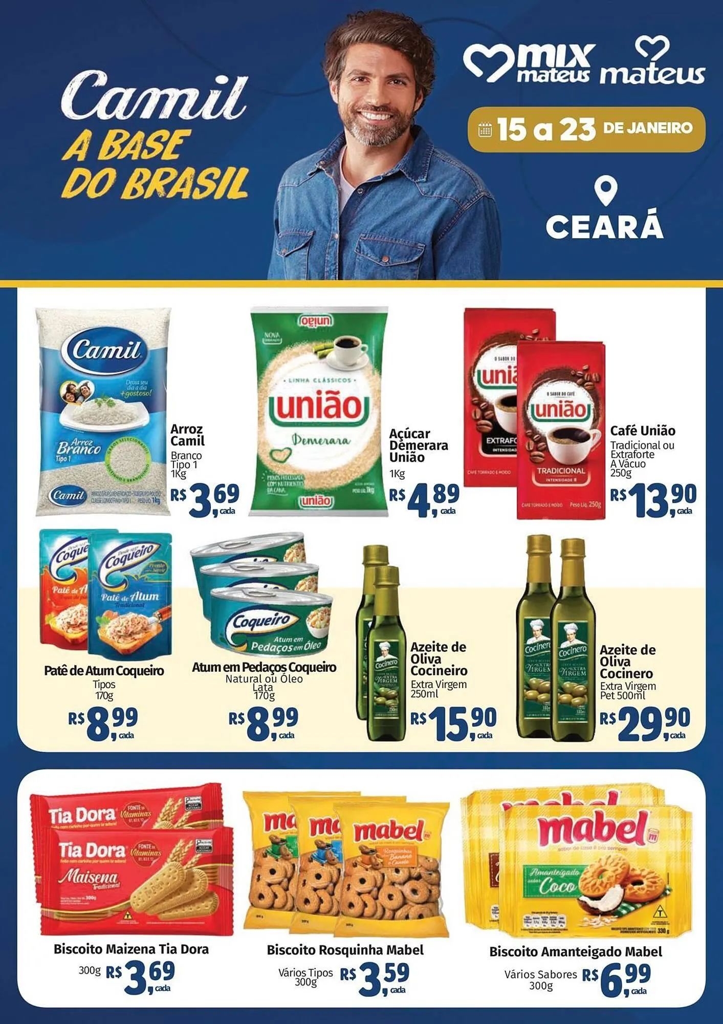 Encarte de Catálogo Supermercados Mateus 15 de janeiro até 23 de janeiro 2026 - Pagina 1