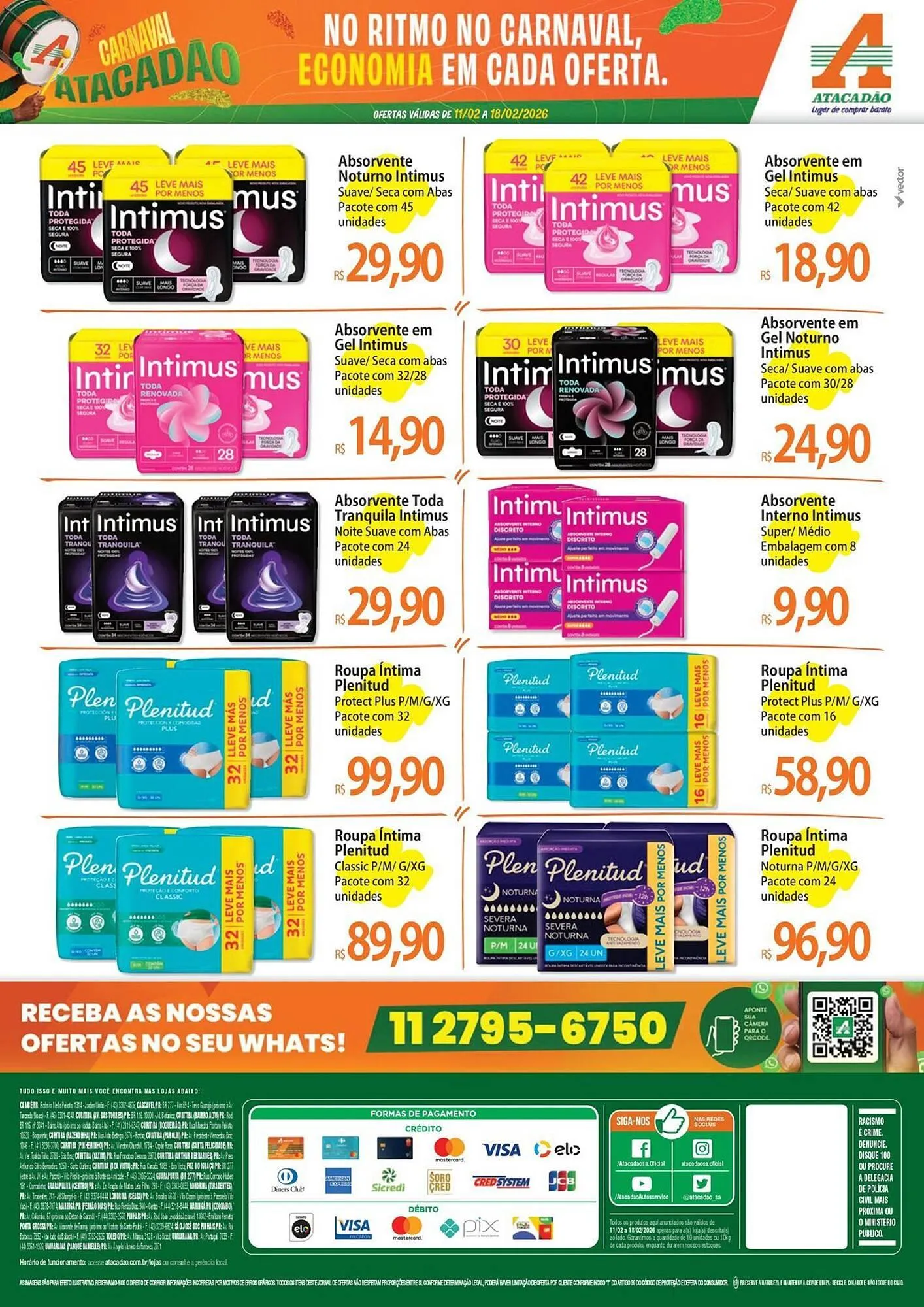 Encarte de Folheto Atacadão 11 de fevereiro até 18 de fevereiro 2026 - Pagina 2