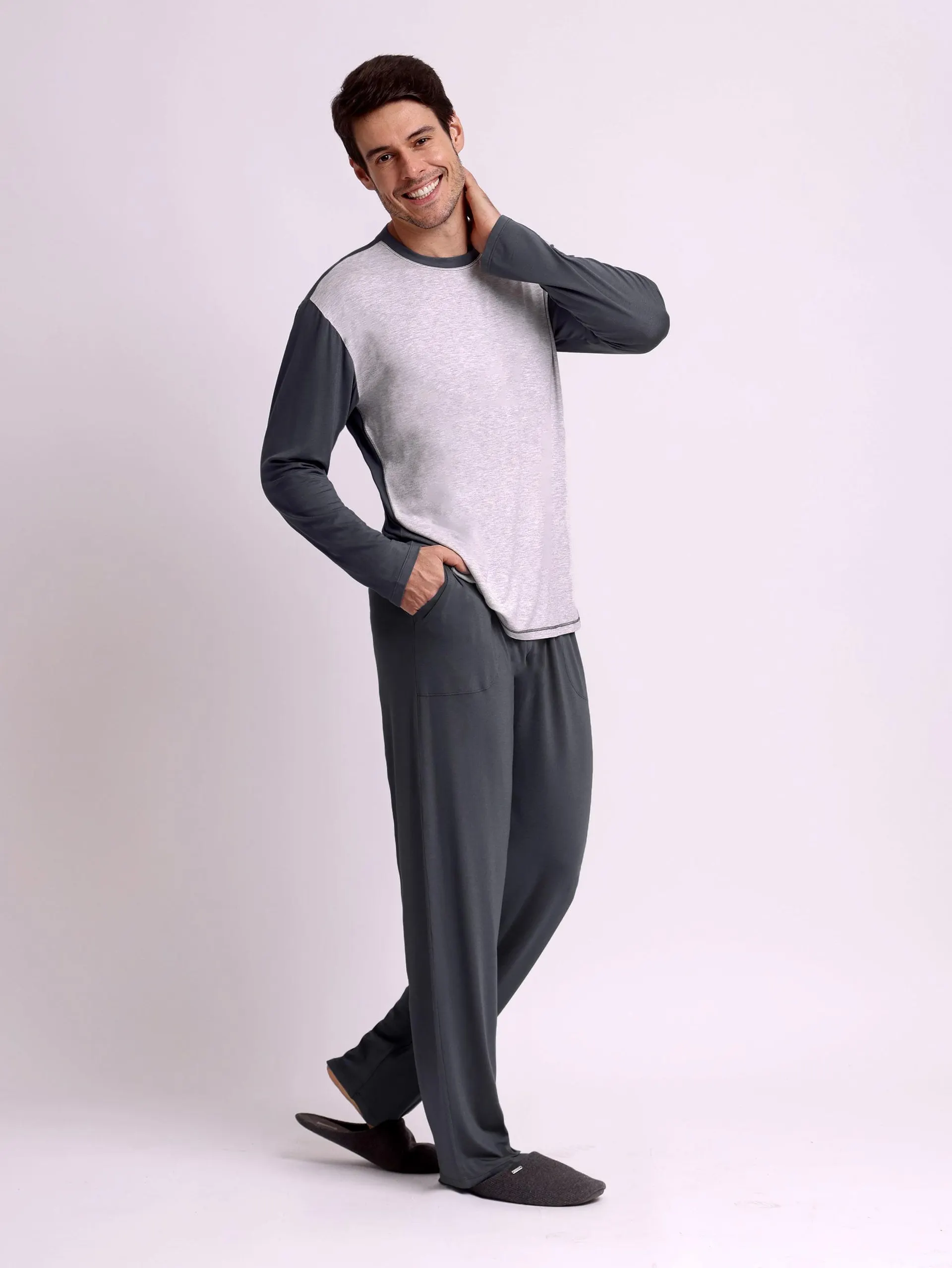 Pijama Masculino Manga Longa Ryan