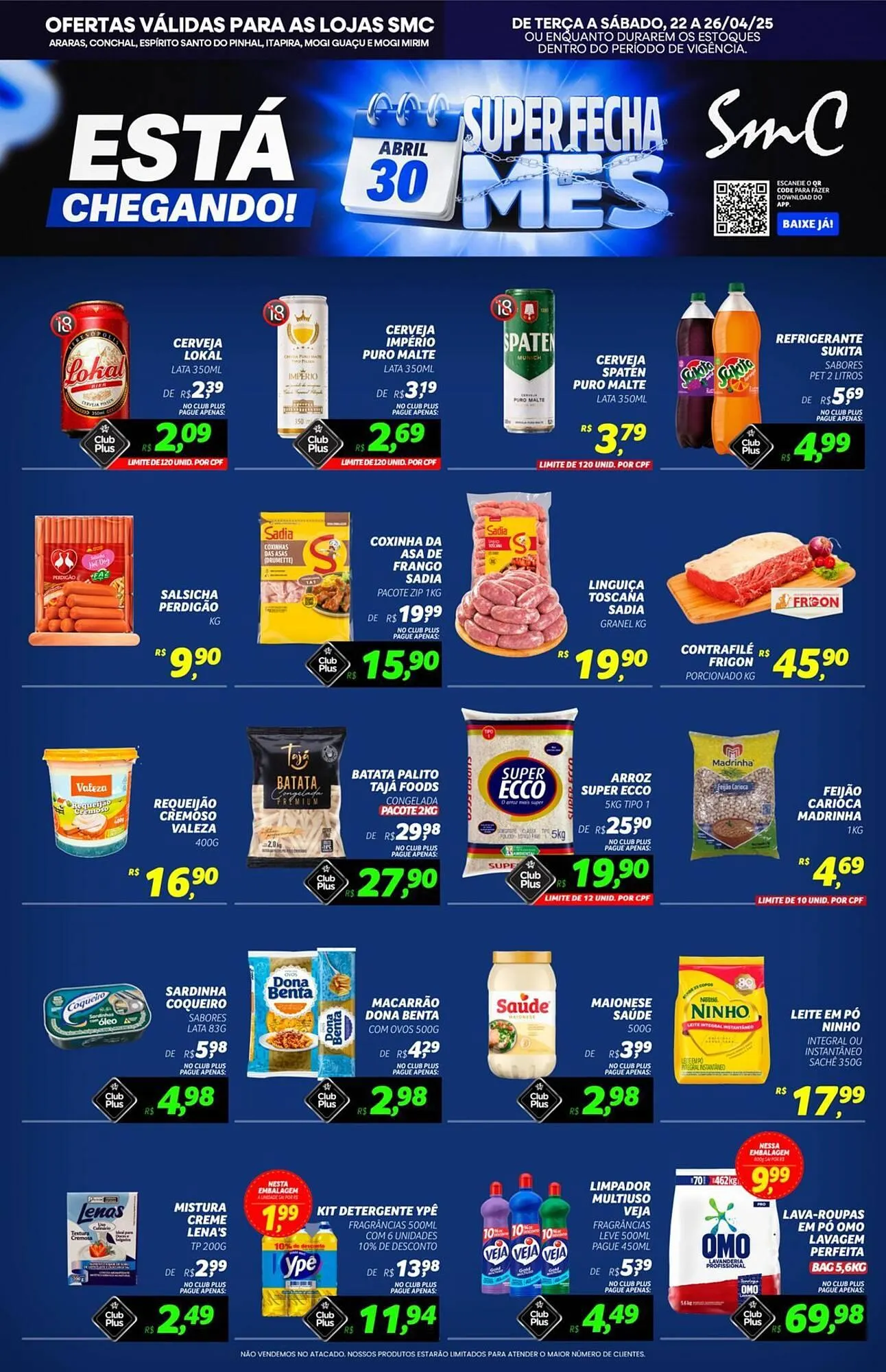 Encarte de Catálogo Supermercado Lavapés 22 de abril até 26 de abril 2025 - Pagina 1