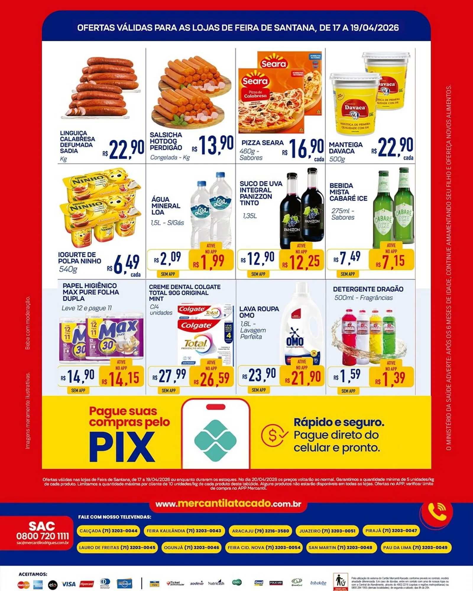 Encarte de Folheto Mercantil Rodrigues 17 de abril até 19 de abril 2026 - Pagina 2