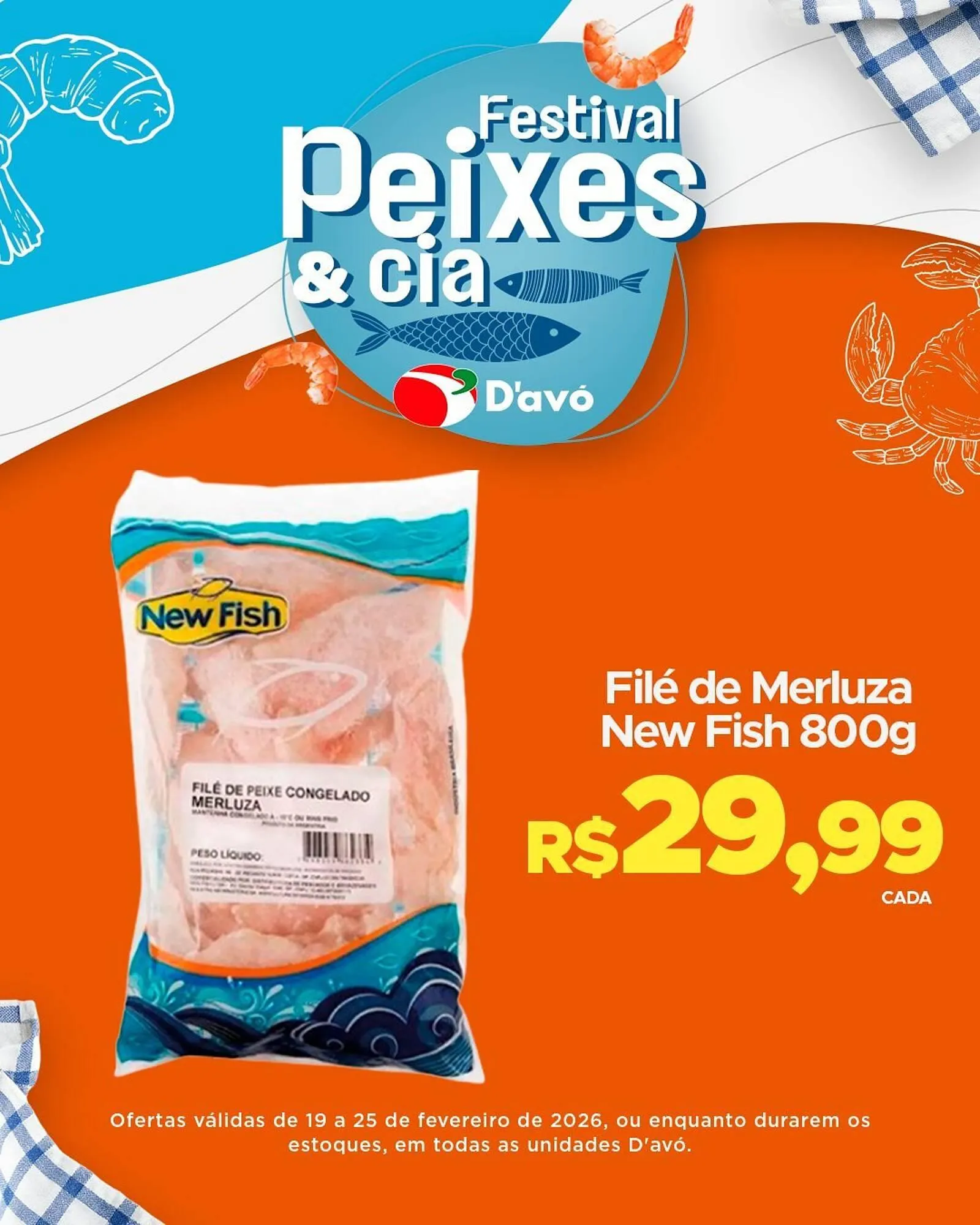Encarte de Catálogo D'avó Supermercado 21 de fevereiro até 25 de fevereiro 2026 - Pagina 1