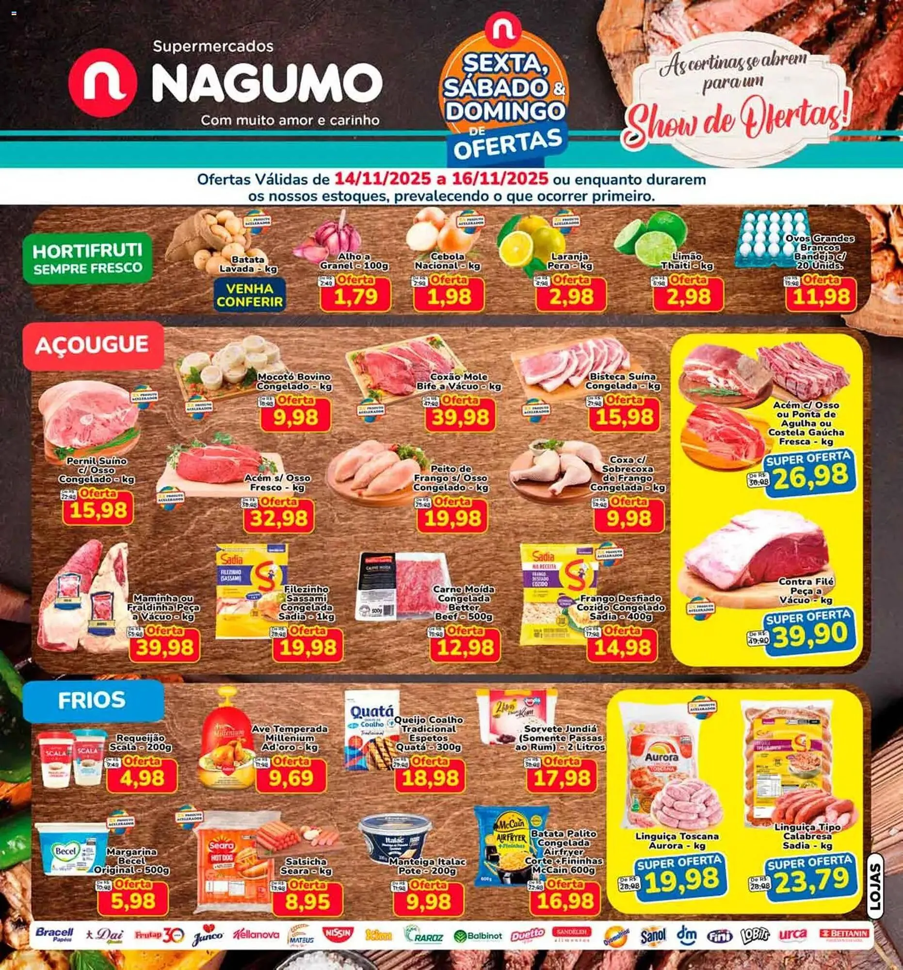 Encarte de Folheto Nagumo 14 de novembro até 16 de novembro 2025 - Pagina 1