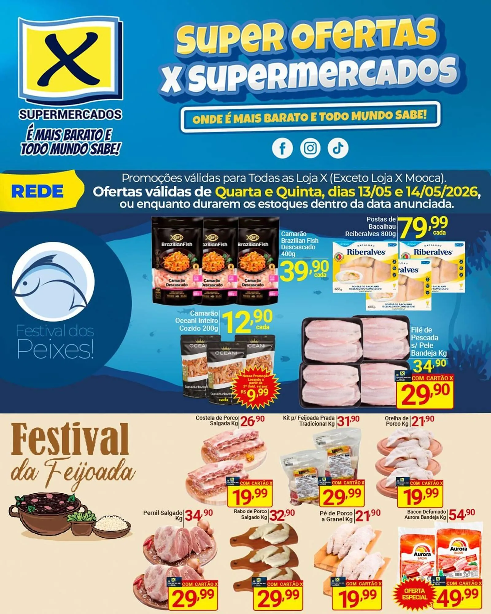 Encarte de Folheto X Supermercados 13 de maio até 14 de maio 2026 - Pagina 3