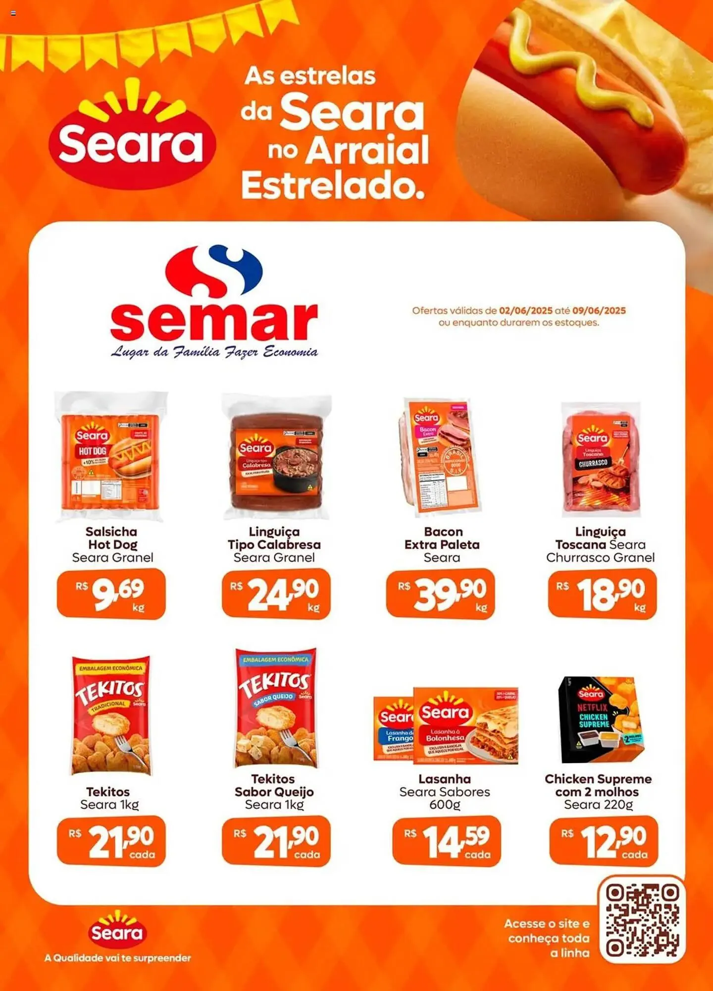Encarte de Catálogo Semar Supermercado 2 de junho até 10 de junho 2025 - Pagina 1
