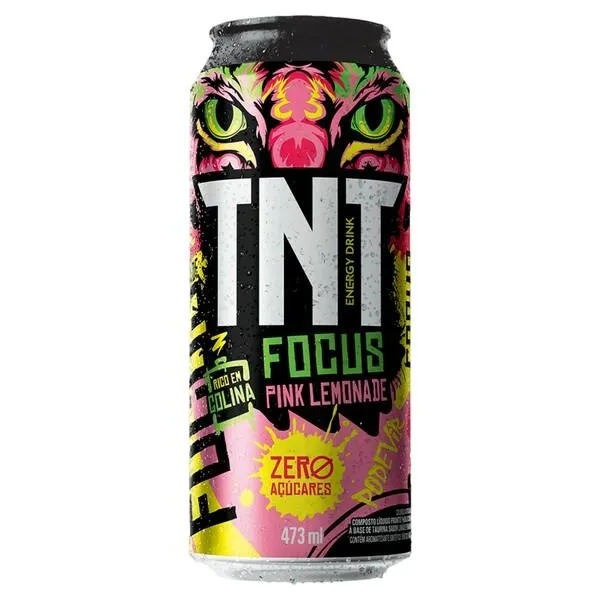 Bebida Energética Tnt Focus Pink Lemonade 473ml