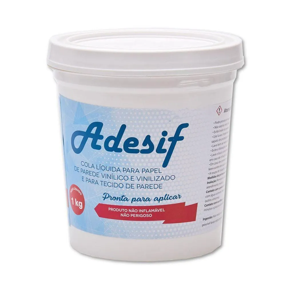 Cola Líquida Para Papel de Parede 1Kg - Branca