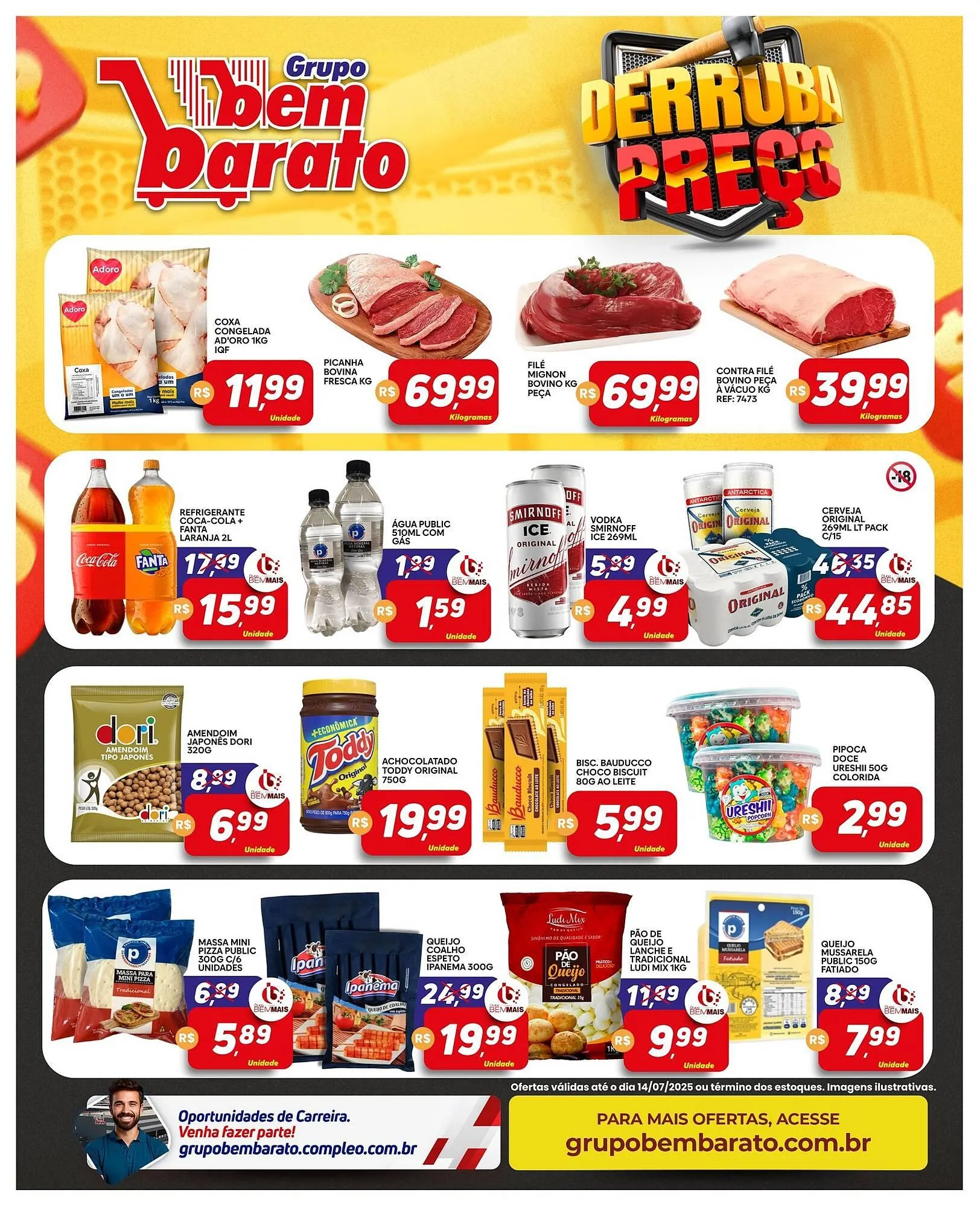 Encarte de Catálogo Supermercado Bem Barato 8 de julho até 15 de julho 2025 - Pagina 3