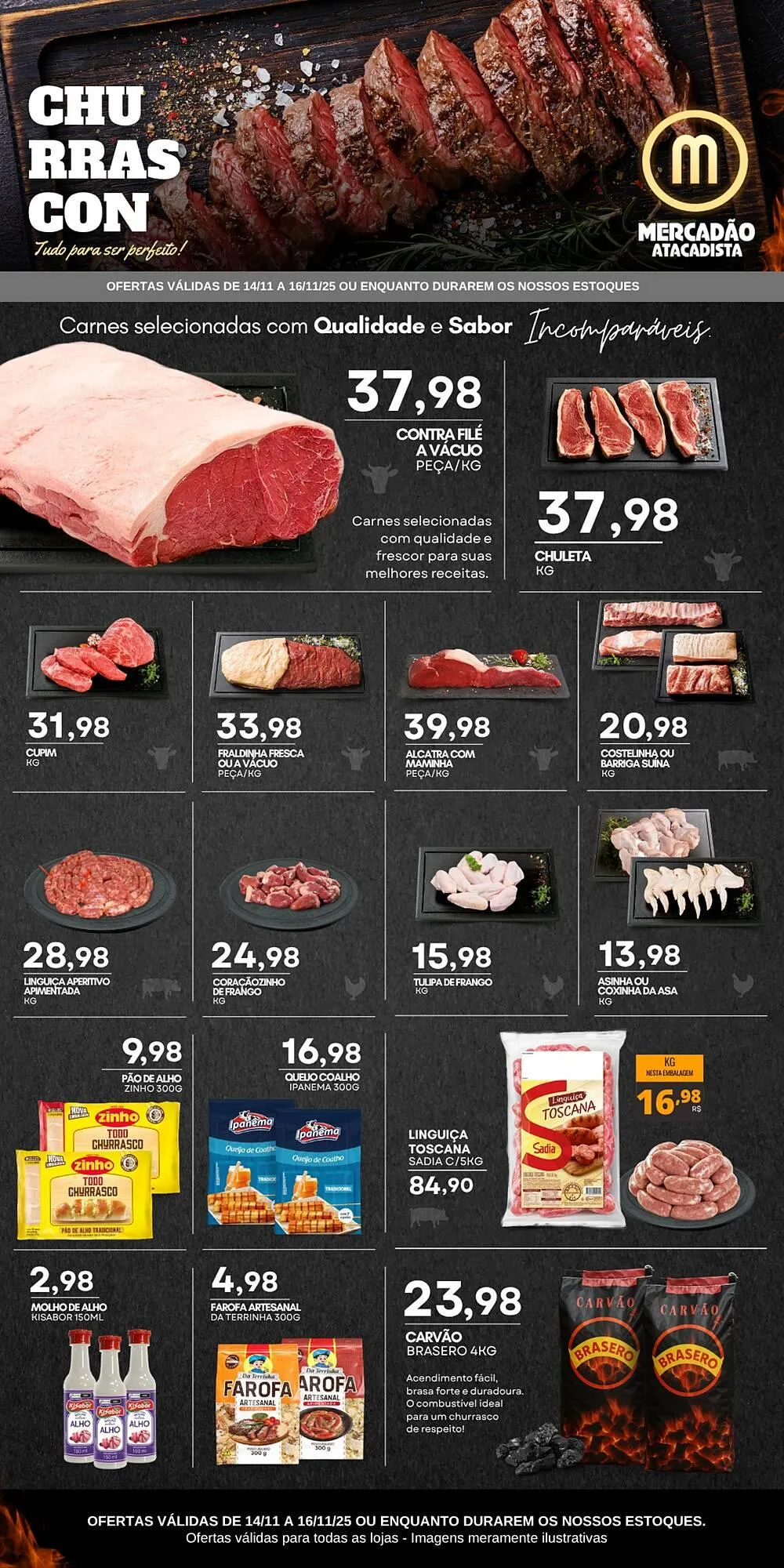 Encarte de Folheto Mercadão Atacadista 14 de novembro até 16 de novembro 2025 - Pagina 3
