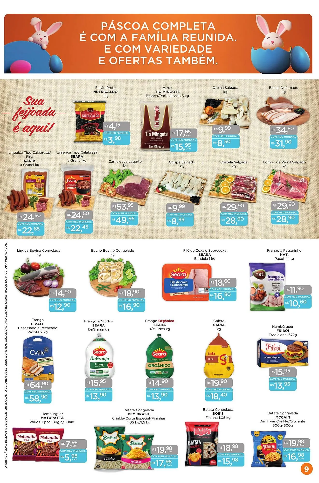 Encarte de Encarte Supermercados Mundial 19 de março até 6 de abril 2026 - Pagina 9