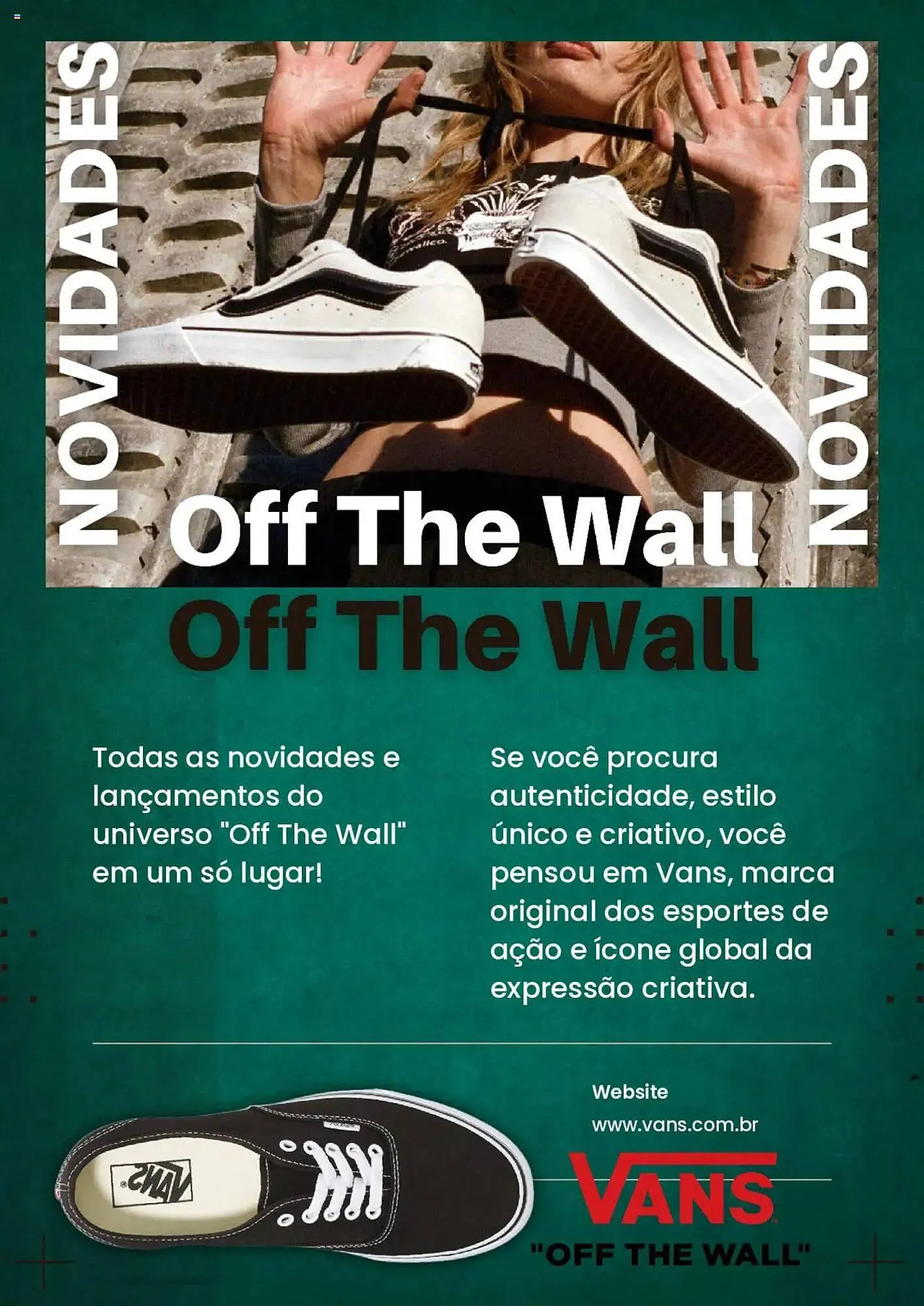 Encarte de Catálogo Vans 16 de maio até 17 de junho 2025 - Pagina 1