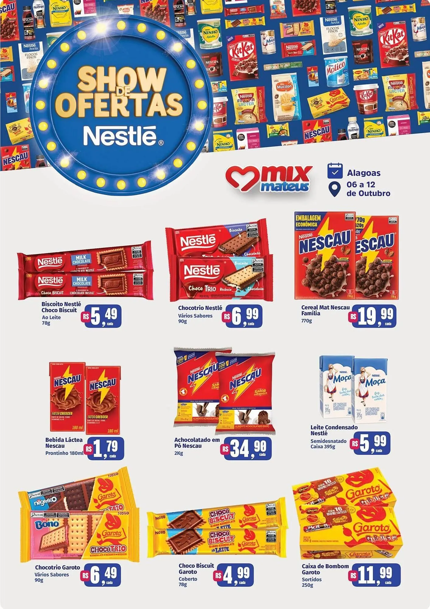 Encarte de Catálogo Supermercados Mateus 6 de outubro até 12 de outubro 2025 - Pagina 1