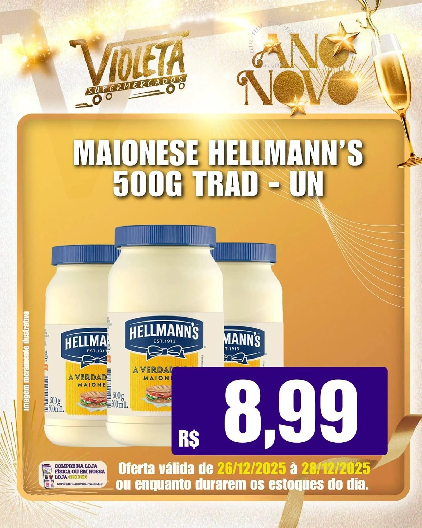 Encarte de Catálogo Violeta Supermercados 26 de dezembro até 28 de dezembro 2025 - Pagina 3