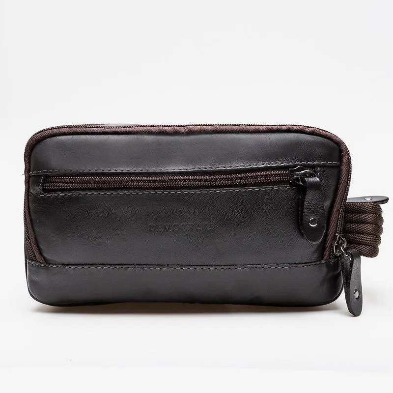 Necessaire Em Couro Café