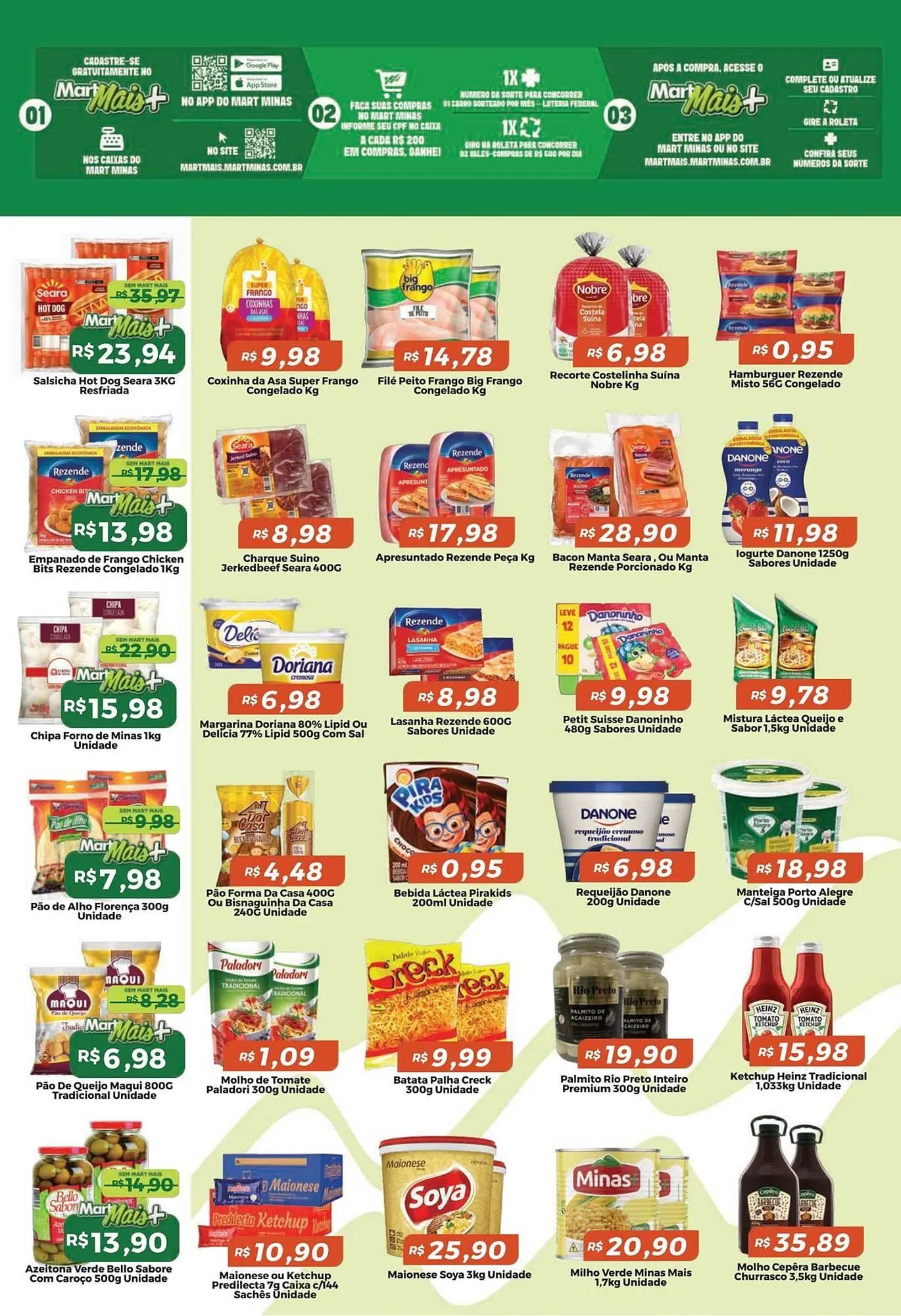 Encarte de Folheto Mart Minas 3 de abril até 8 de abril 2026 - Pagina 2